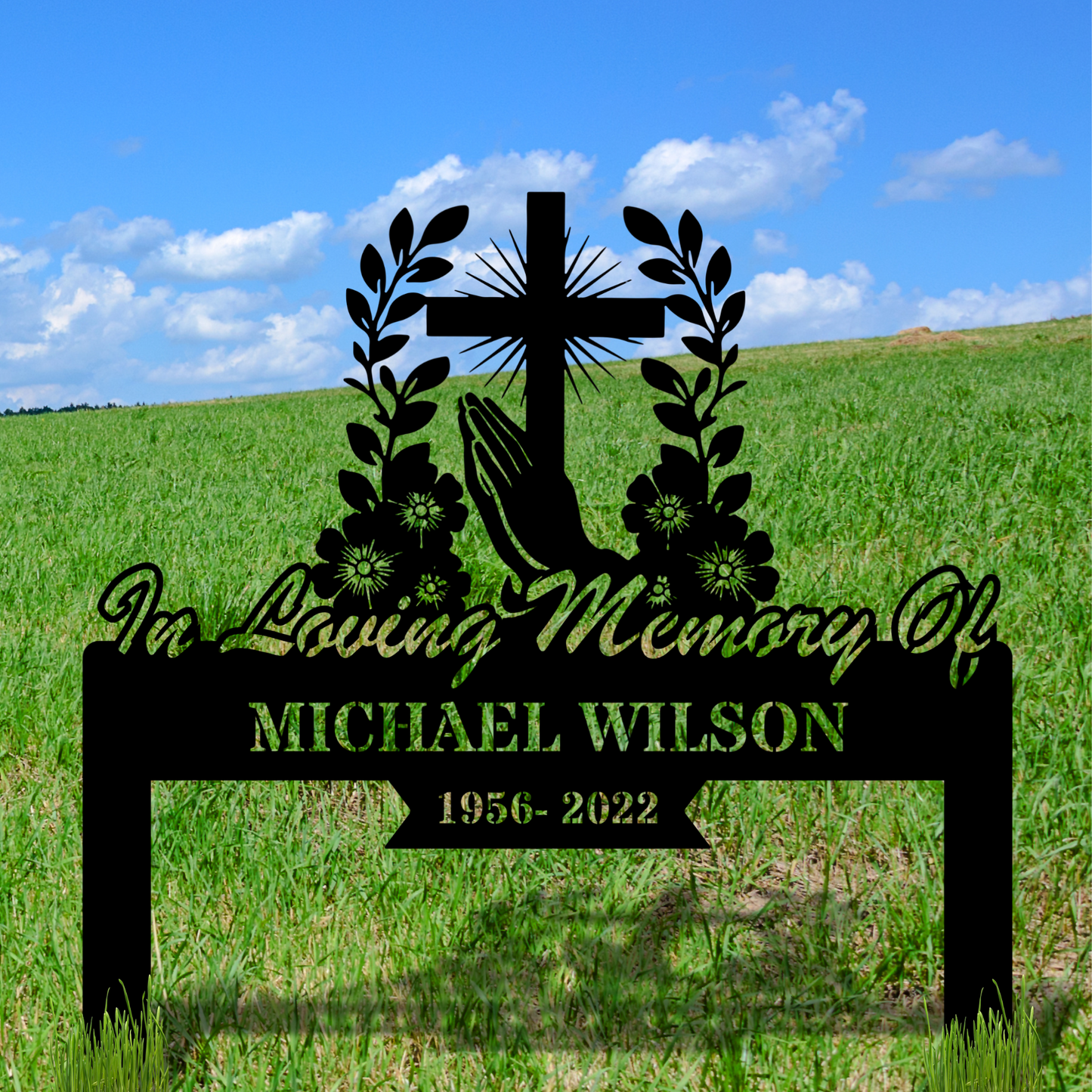 Custom Memorial Metal Sign, Personalized Remembrance Plaque, Sympathy Gift, In Loving Memory Wall Art, Custom Metal Tribute
