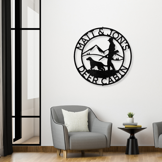 Birddog Monogram - Steel Sign