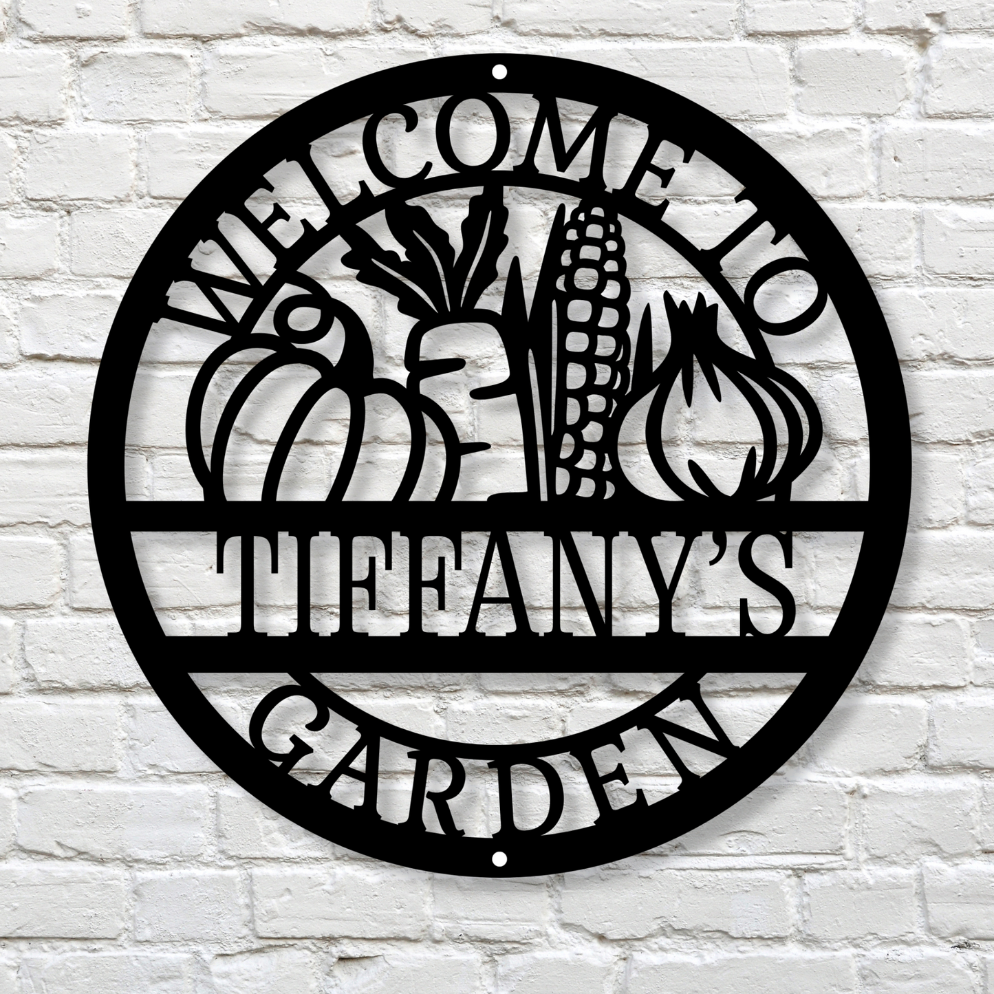 Custom Garden Metal Sign, Personalized Metal Garden Decor, Unique Yard Art, Custom Outdoor Sign, Rustic Metal Garden Gift