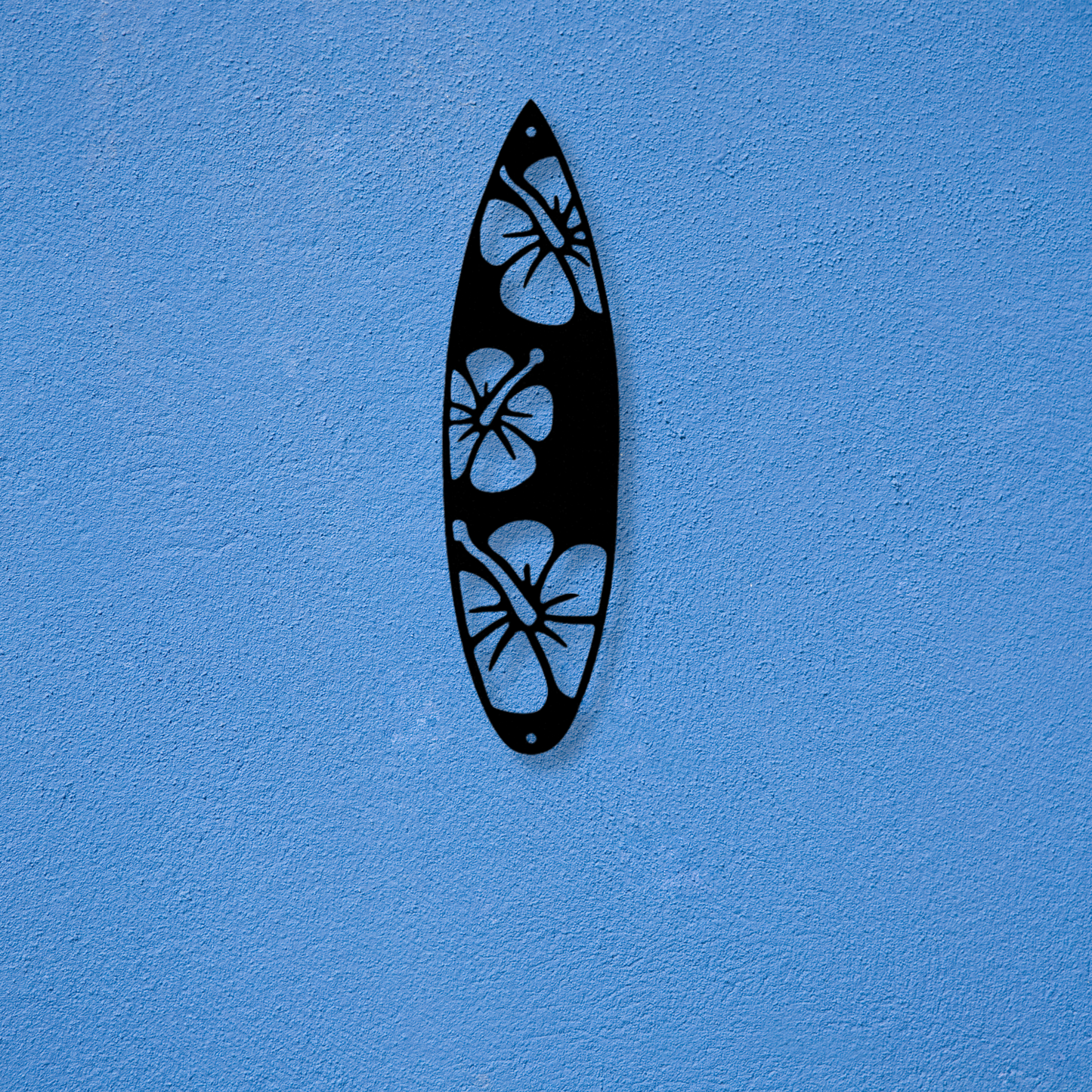 Surf Board Flowers Metal Sign, Beach House Wall Hanging, Beach House Decor, Summerhouse Decor, Surfing Wall Decor, Hawaii Themed Wall Art