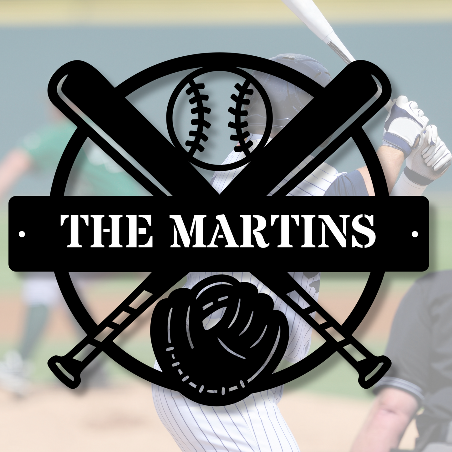 Personalized Baseball Metal Sign, Custom Baseball Gift, Sports Room Decor, Baseball Wall Art, Gift for Baseball Fans