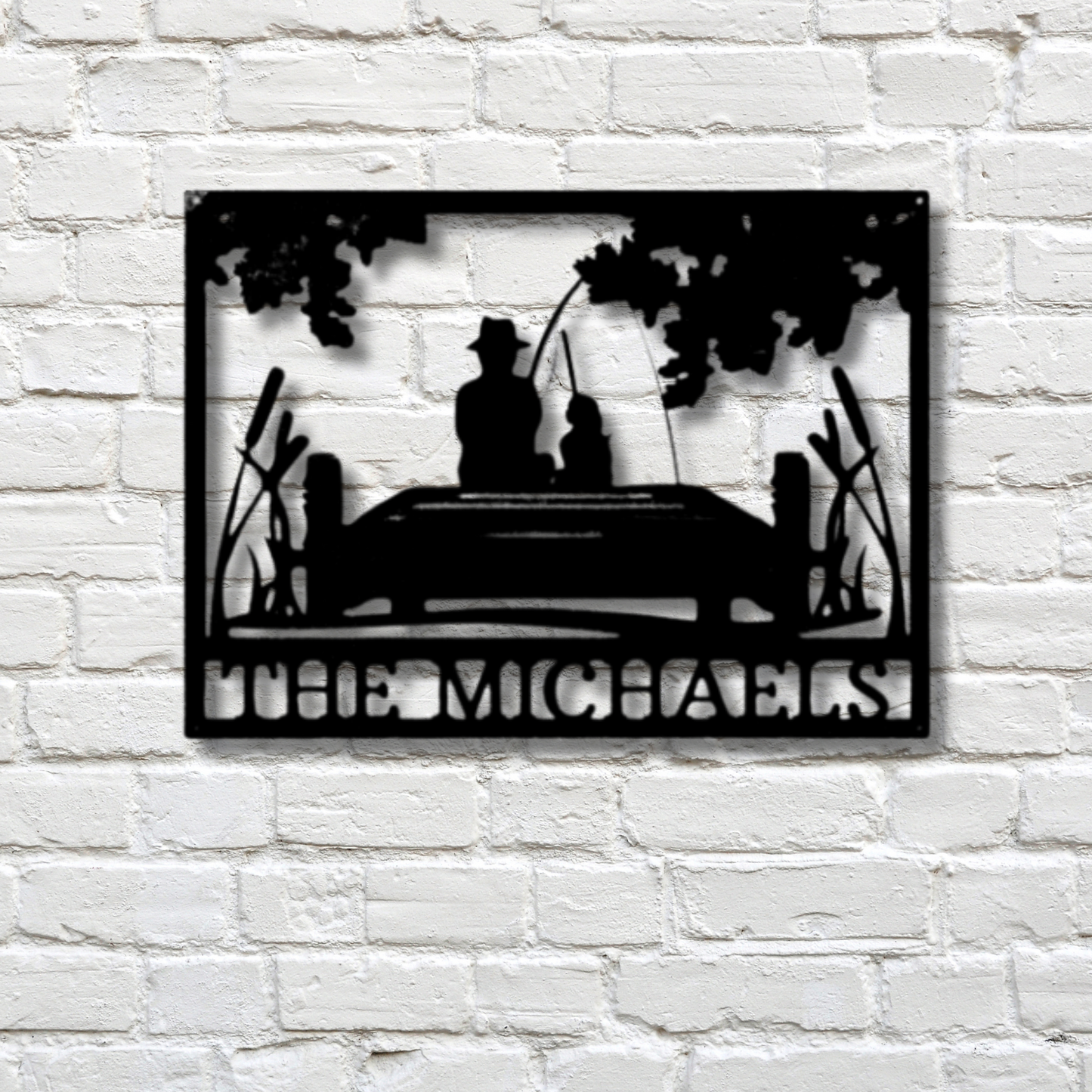 Quality Time  Monogram - Steel Sign