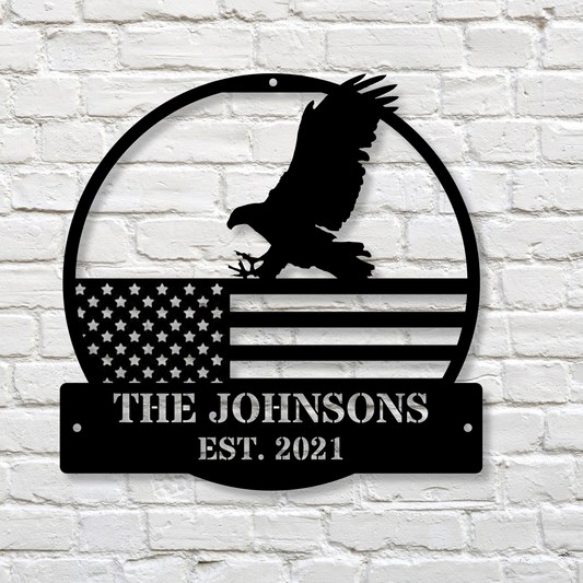 Custom Eagle Metal Wall Decor, Metal Bird Wall Art, Rustic Eagle Decor, Unique Custom Wall Art, Home Decor for Bird Lovers