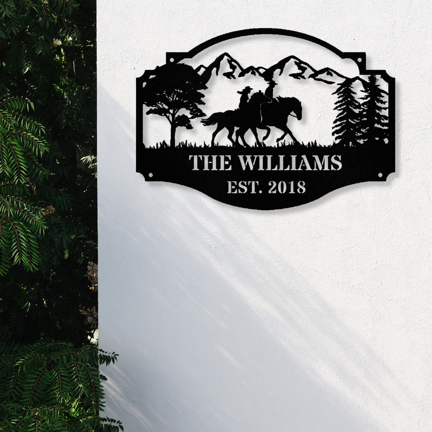 Custom Couple Horse Riding Metal Sign, Personalized Valentines Gift, Anniversary Gift, Wall Hanging Decor, Bedroom Decor, Metal Art for Couples