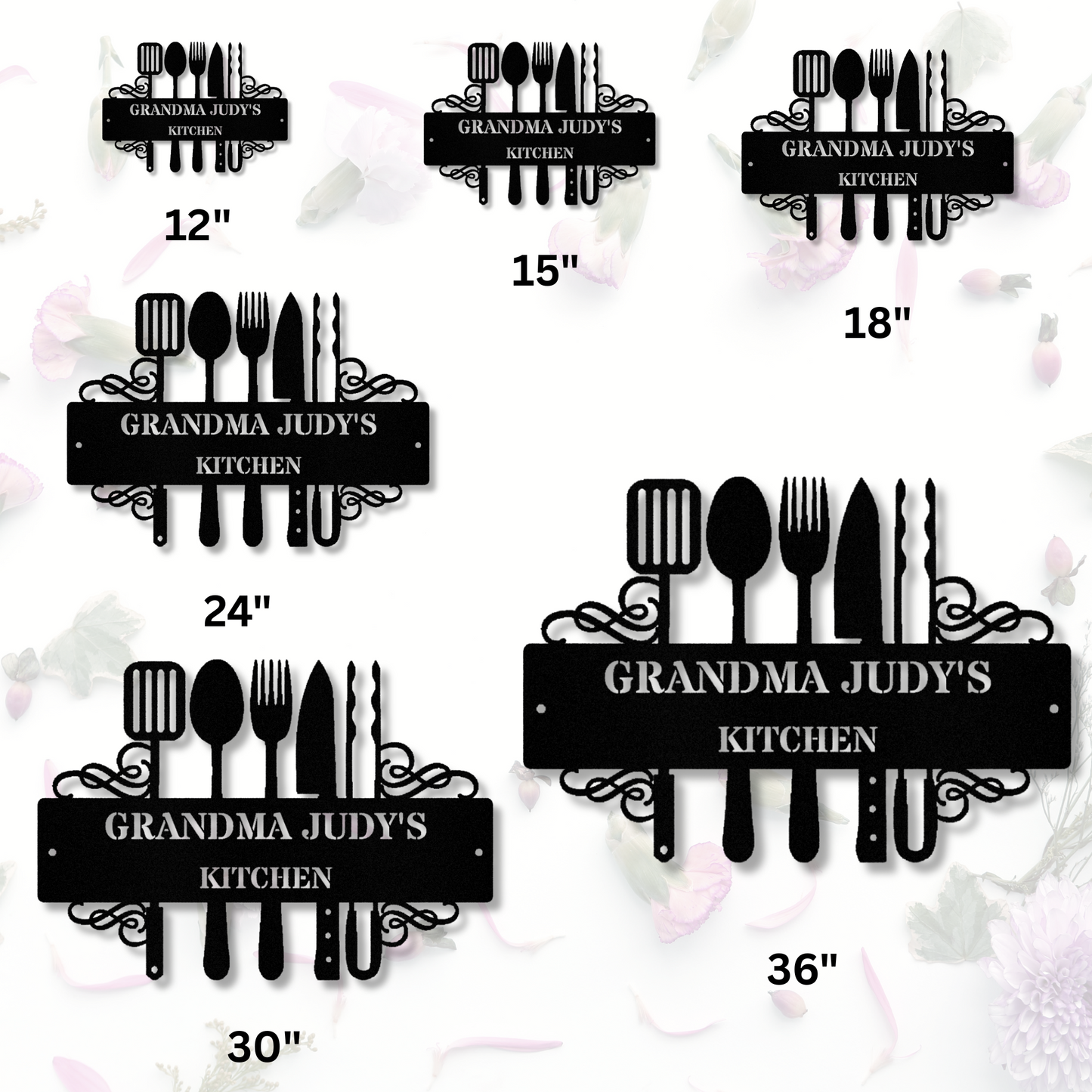 Custom Kitchen Metal Sign, Nana's Kitchen Metal Sign, Personalized Kitchen Decor, Kitchen Wall Art, BBQ Grill Metal Sign, Mother's Day Gift