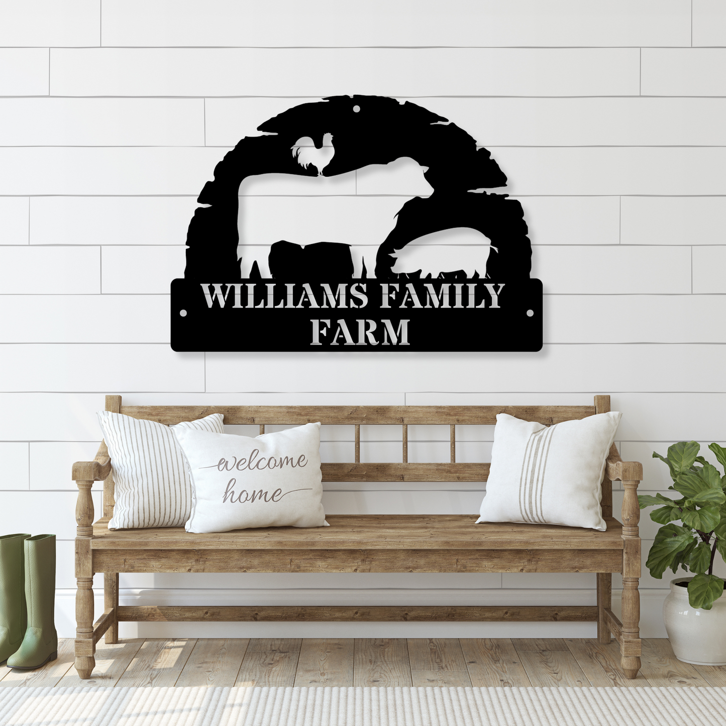 Personalized Metal farm sign, Custom metal farm sign, Huge metal farm sign, Personalized farm sign