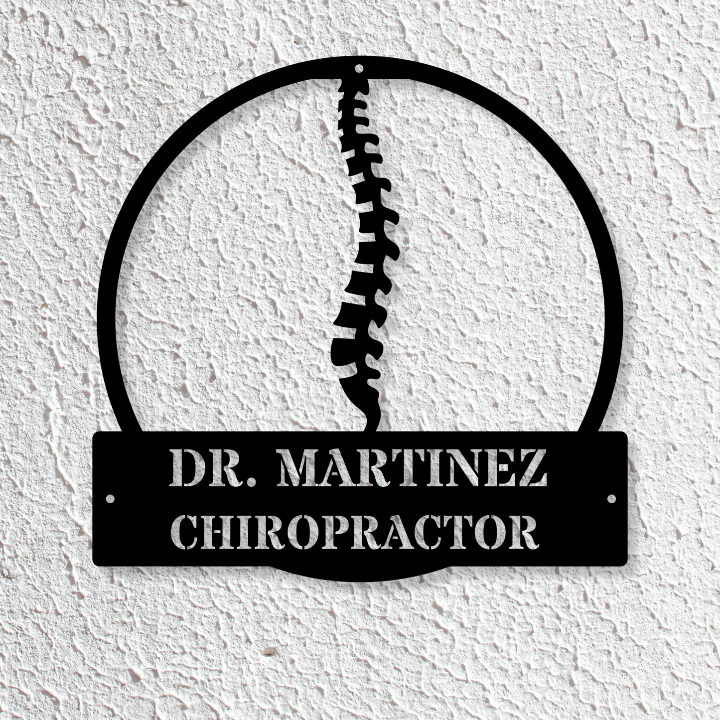 Custom Chiropractor Metal Sign, Chiropractor Decor, Chiropractic Office Art, Gift for Chiropractors, Wellness Center Sign, Therapy Office Decor