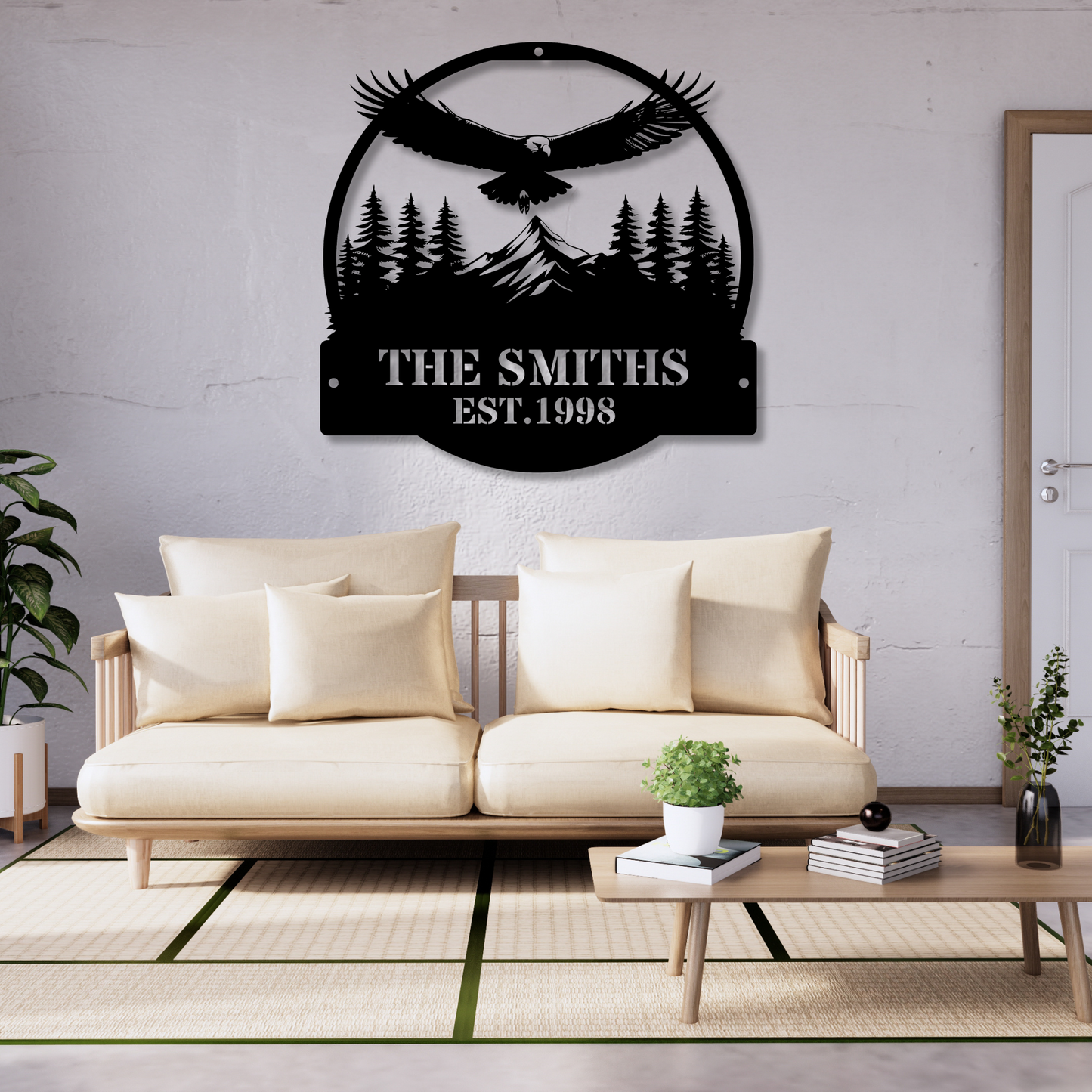 Custom Eagle Metal Wall Art, Eagle Decor, Metal Birds Wall Art, Custom Metal Art, Bird Decor, Wall Hanging, Wildlife Art