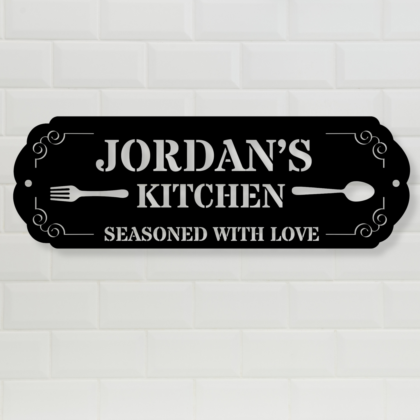 Personalized Kitchen Signs, Custom Kitchen Gifts, Custom Metal Sign for Kitchen, Kitchen Wall Decor, Nana Mothers Day Gift, Custom Kitchen Sign