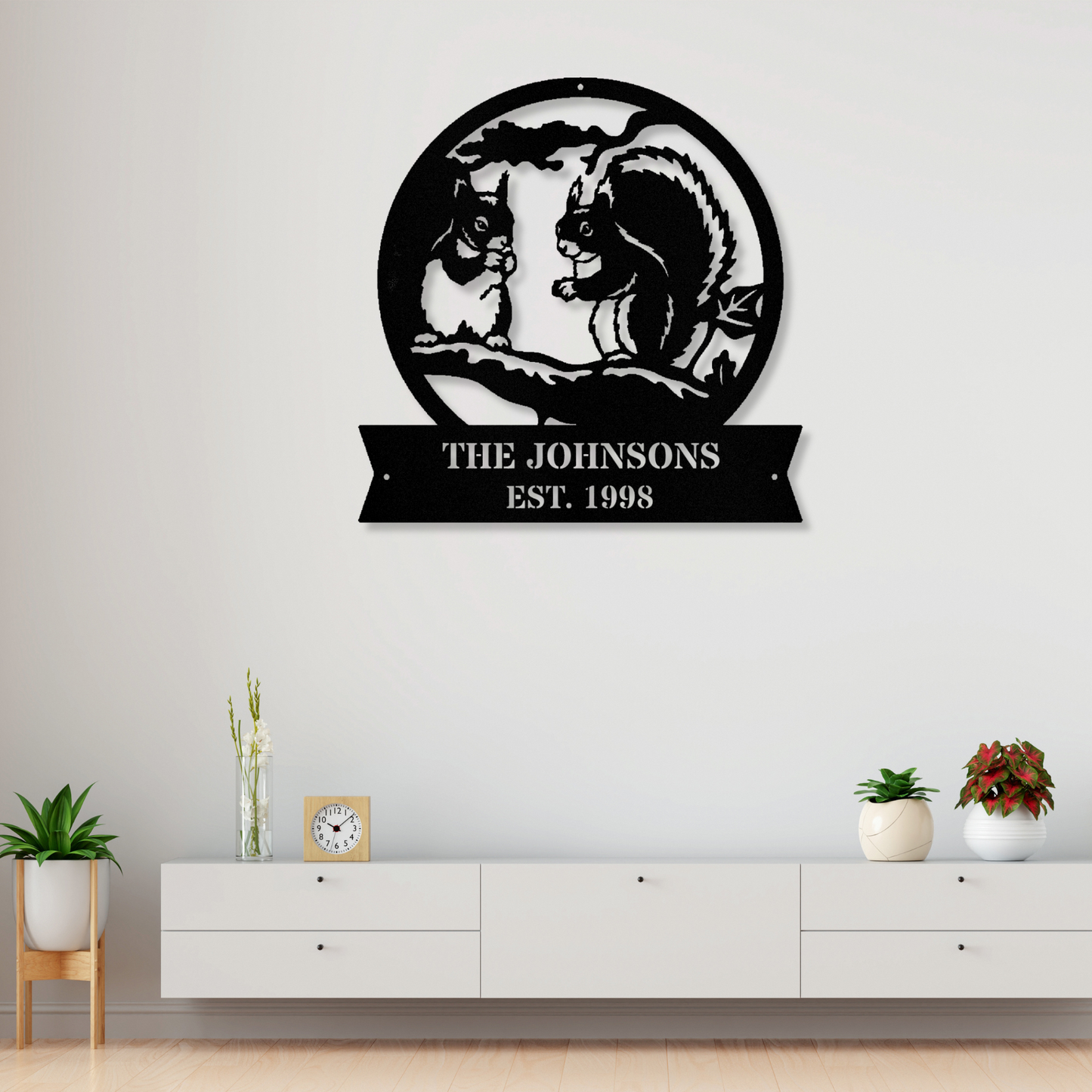 Squirrel Metal Sign, Squirrel Decor, Wildlife Home Decor, Metal Sign Decor, Animal Lover Gift, Outdoor Garden Sign, Nature Inspired Art