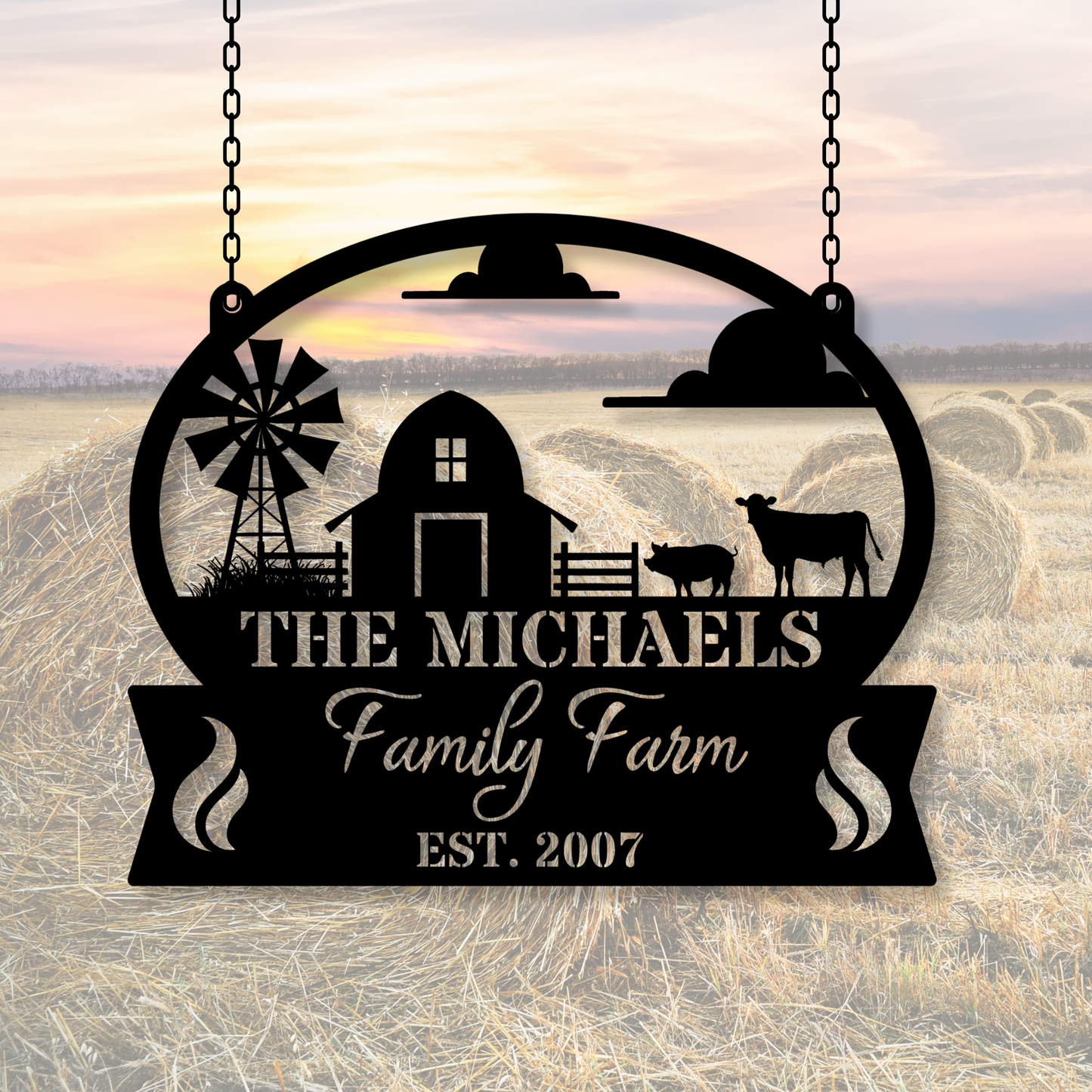 Custom Farm metal signs, Personalized metal farm signs, metal barn sign, custom metal farm signs outdoor