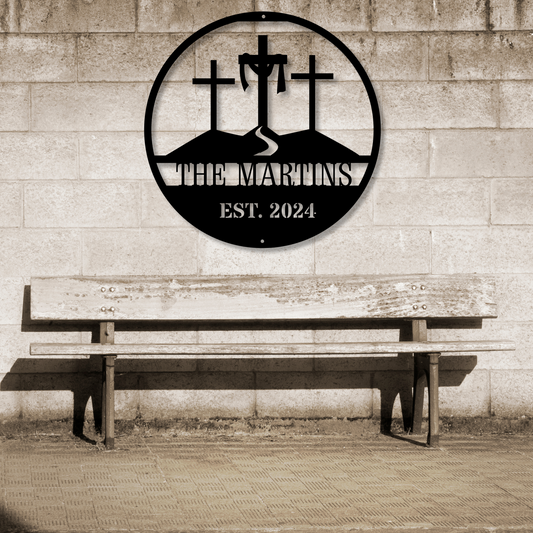 Custom cross metal wall art, cross wall decor, metal wall art, religious home decor, christian wall art, custom cross decor