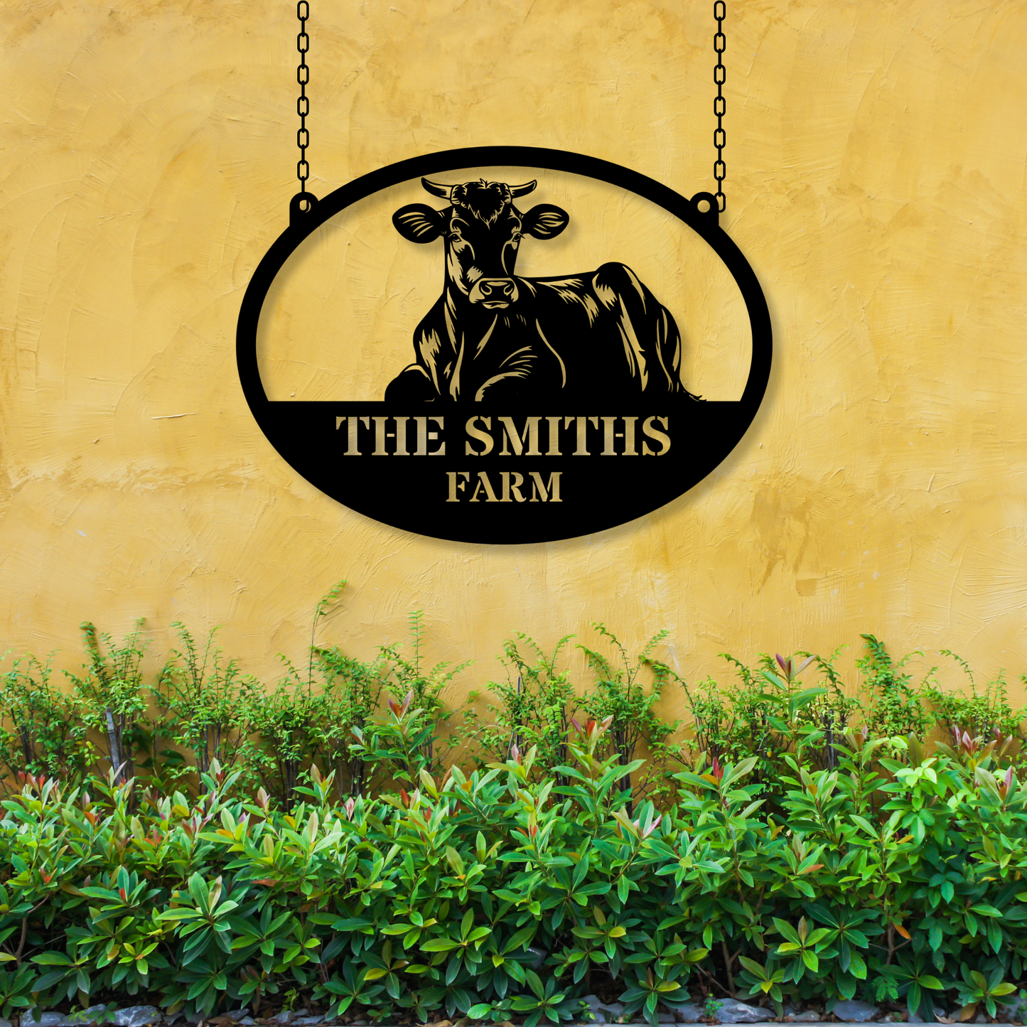 Custom Farm Entry Metal Sign, Personalized Ranch House Metal Sign, Custom Farmhouse Unique Metal Name, Ranch Name Metal Sign