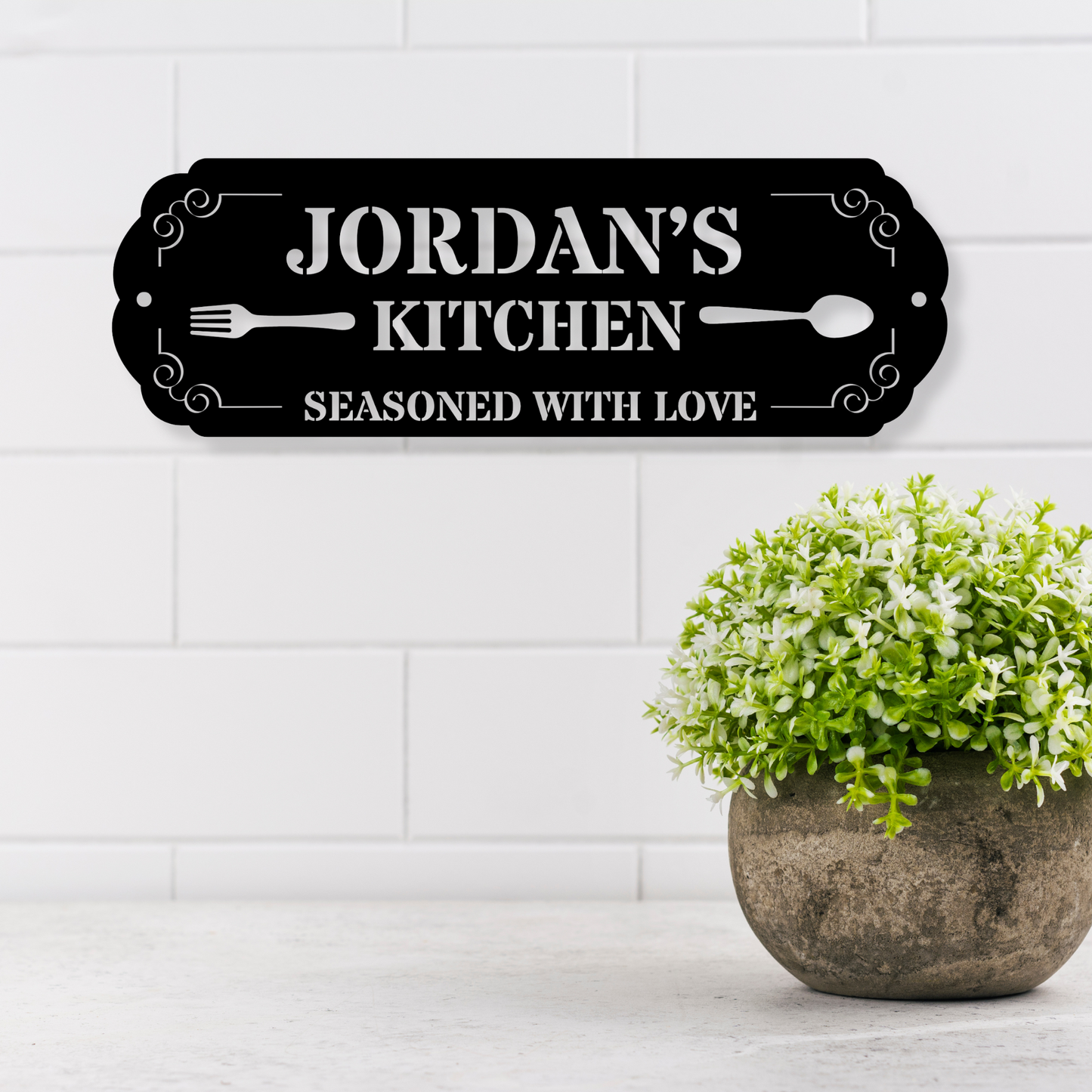 Personalized Kitchen Signs, Custom Kitchen Gifts, Custom Metal Sign for Kitchen, Kitchen Wall Decor, Nana Mothers Day Gift, Custom Kitchen Sign