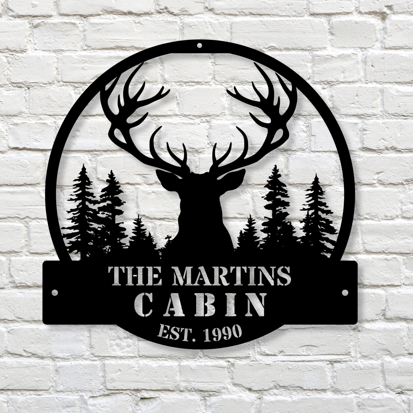 Custom Family Cabin Metal Sign,| Family Name Cabin Sign, Cabin House Cottage Welcome Sign, Outdoor Sign