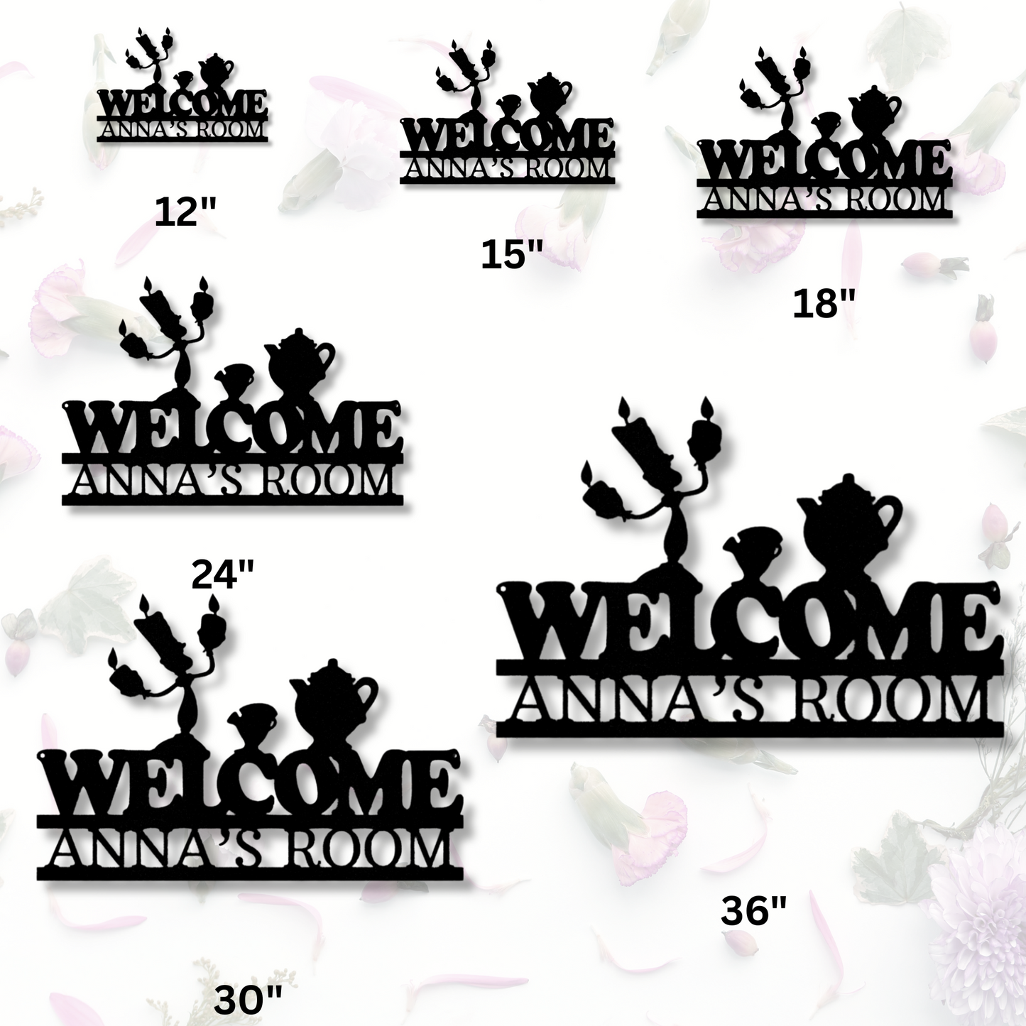 Welcome Metal Sign, House Warming Decor, Bedroom Door Sign, Kids Room Decor, Gift For Kids, Birthday or Christmas Gift for Grandkids