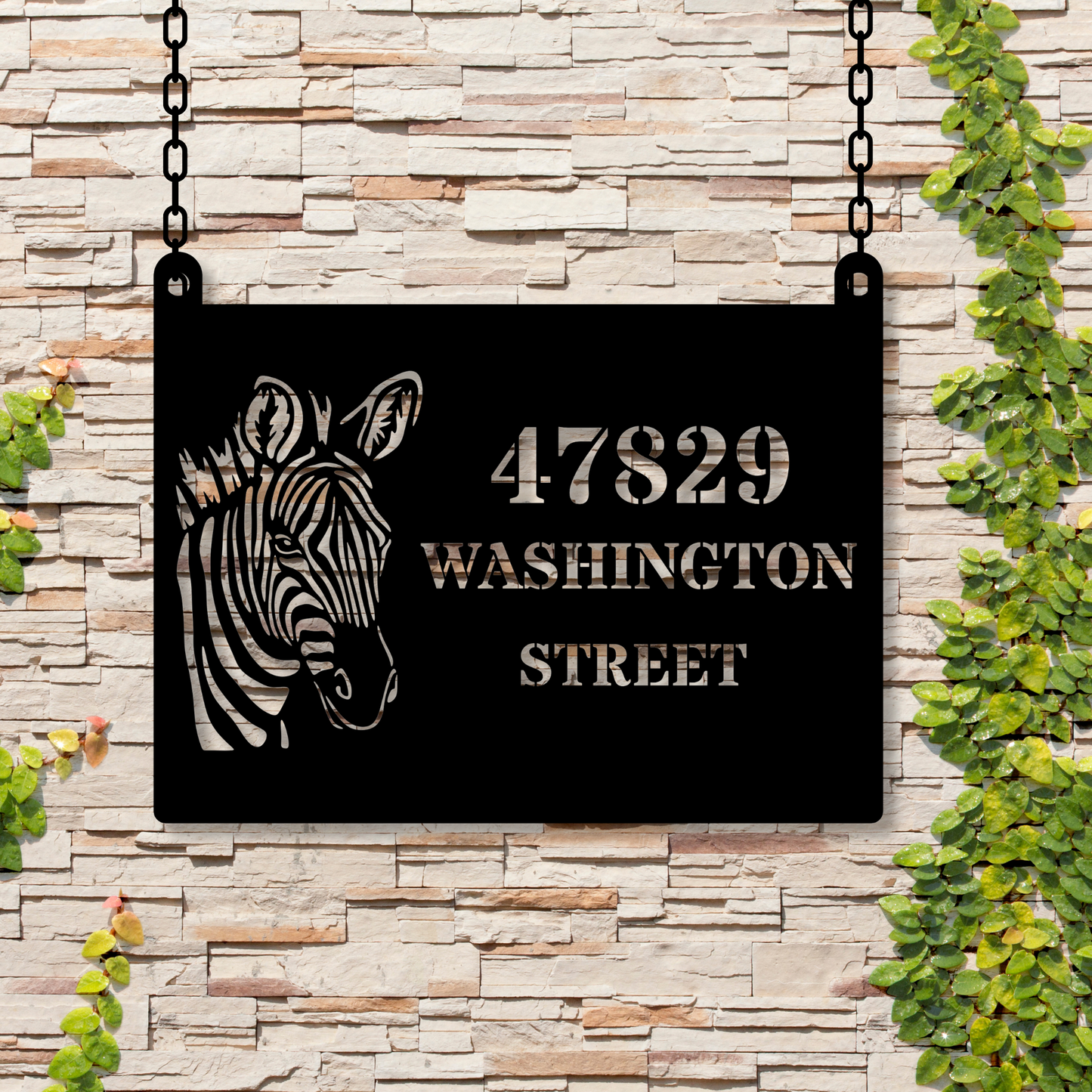 Custom Address Wall Metal Sign, Personalized Address Metal Sign, Metal Wall Art, Housewarming Gift, Custom Metal Decor, Address Plaquen