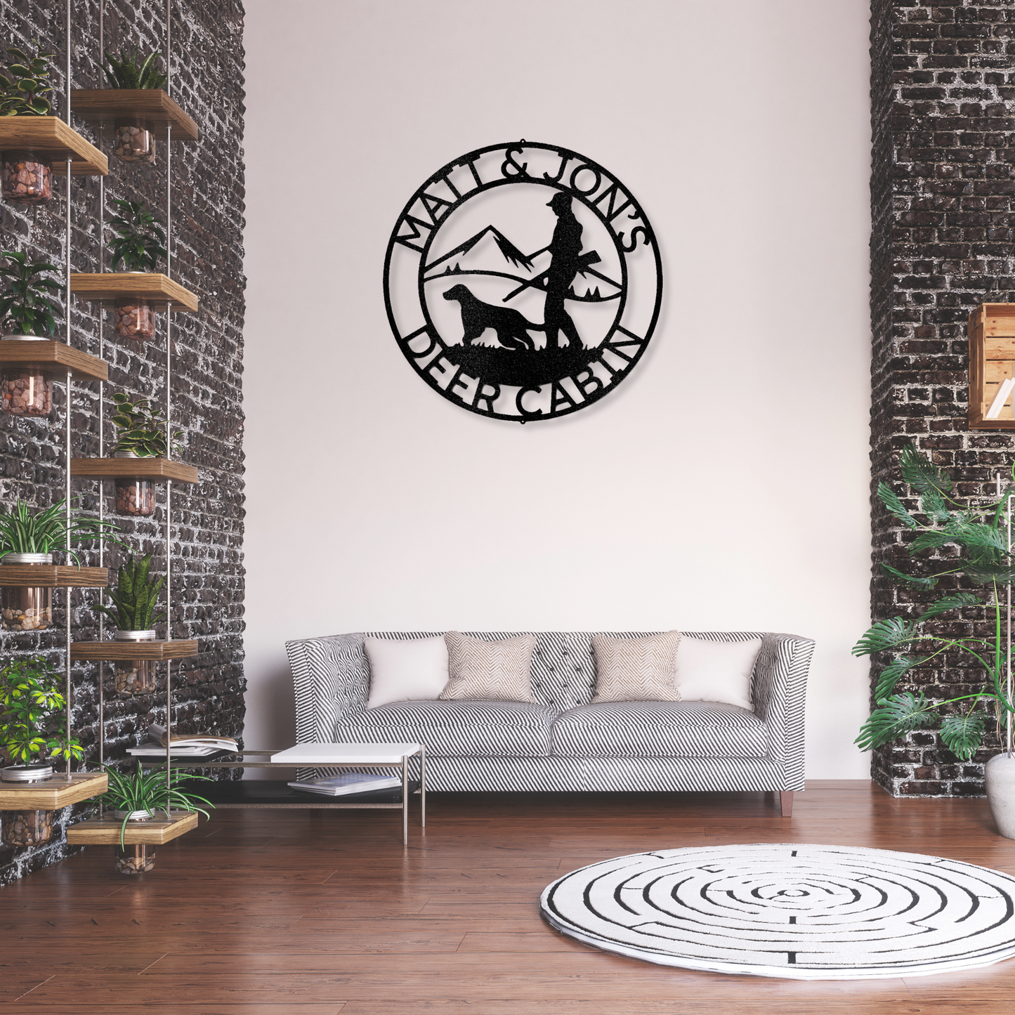 Birddog Monogram - Steel Sign