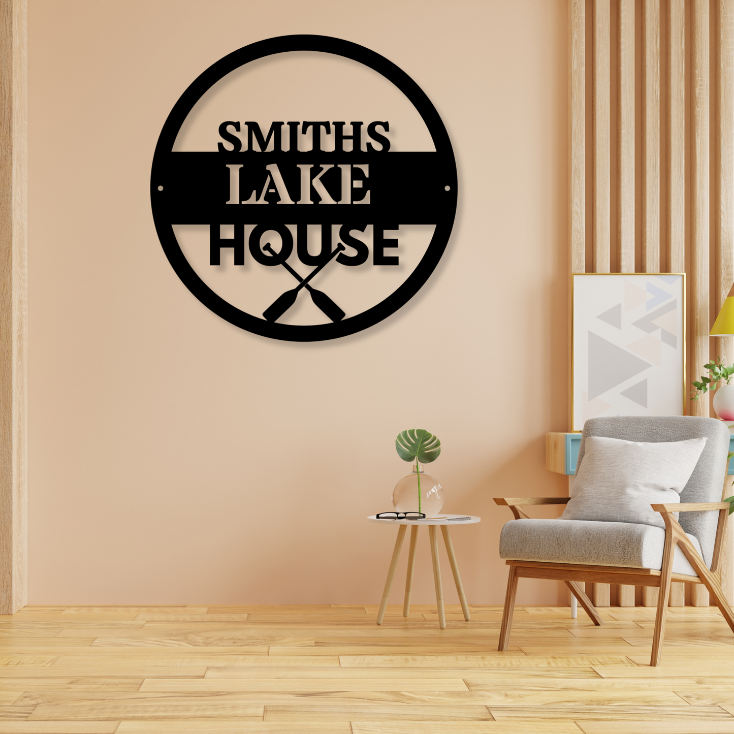 Personalized Lake House, Custom Lakehouse Metal Sign,  Lake House Decor, Personalized Metal Sign