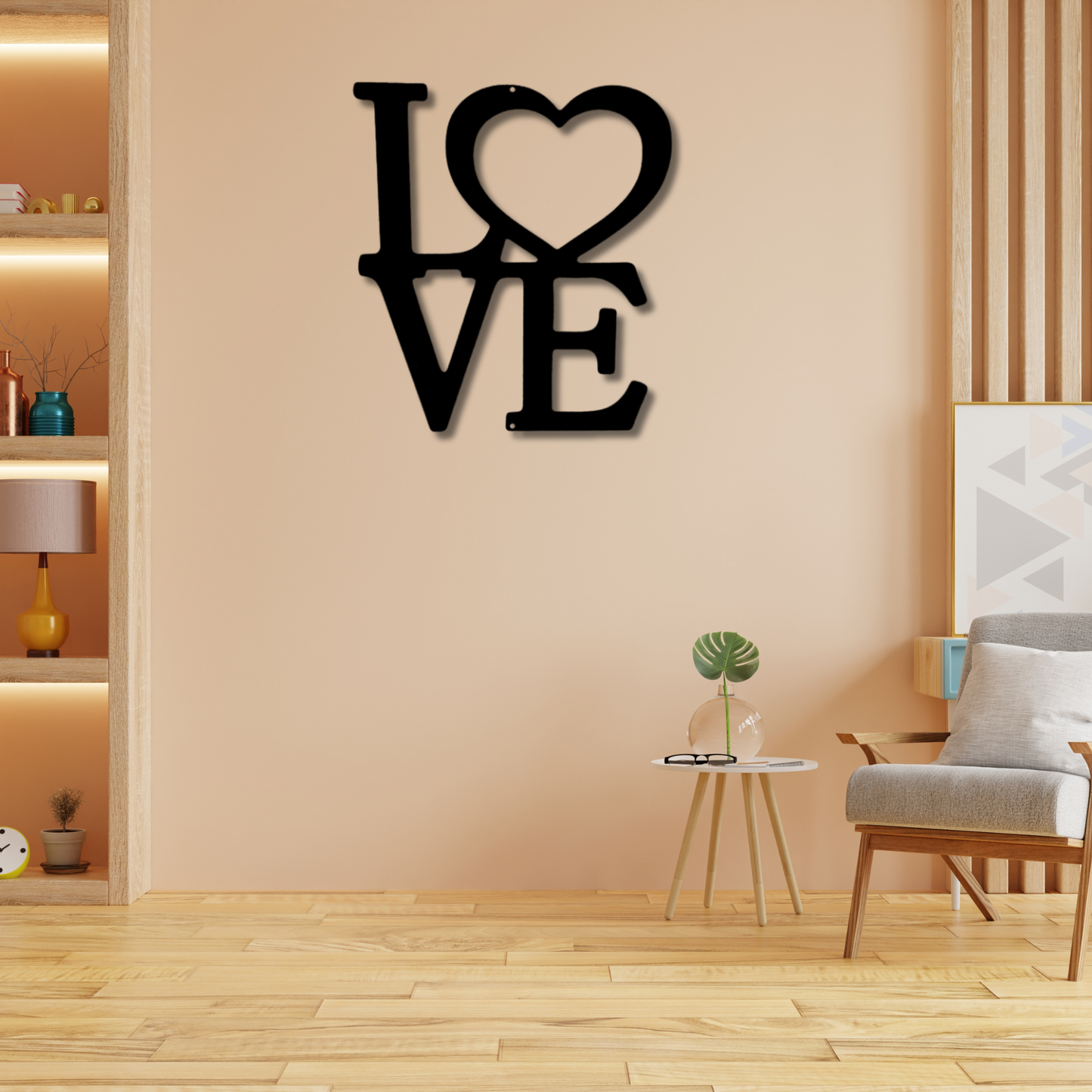 Love Metal Sign, Wedding Gift for Couple, Love Word Anniversary Gifts, Valentine Gift, Love Wall Hanging Sign, Above Bed Decor, Master Decor