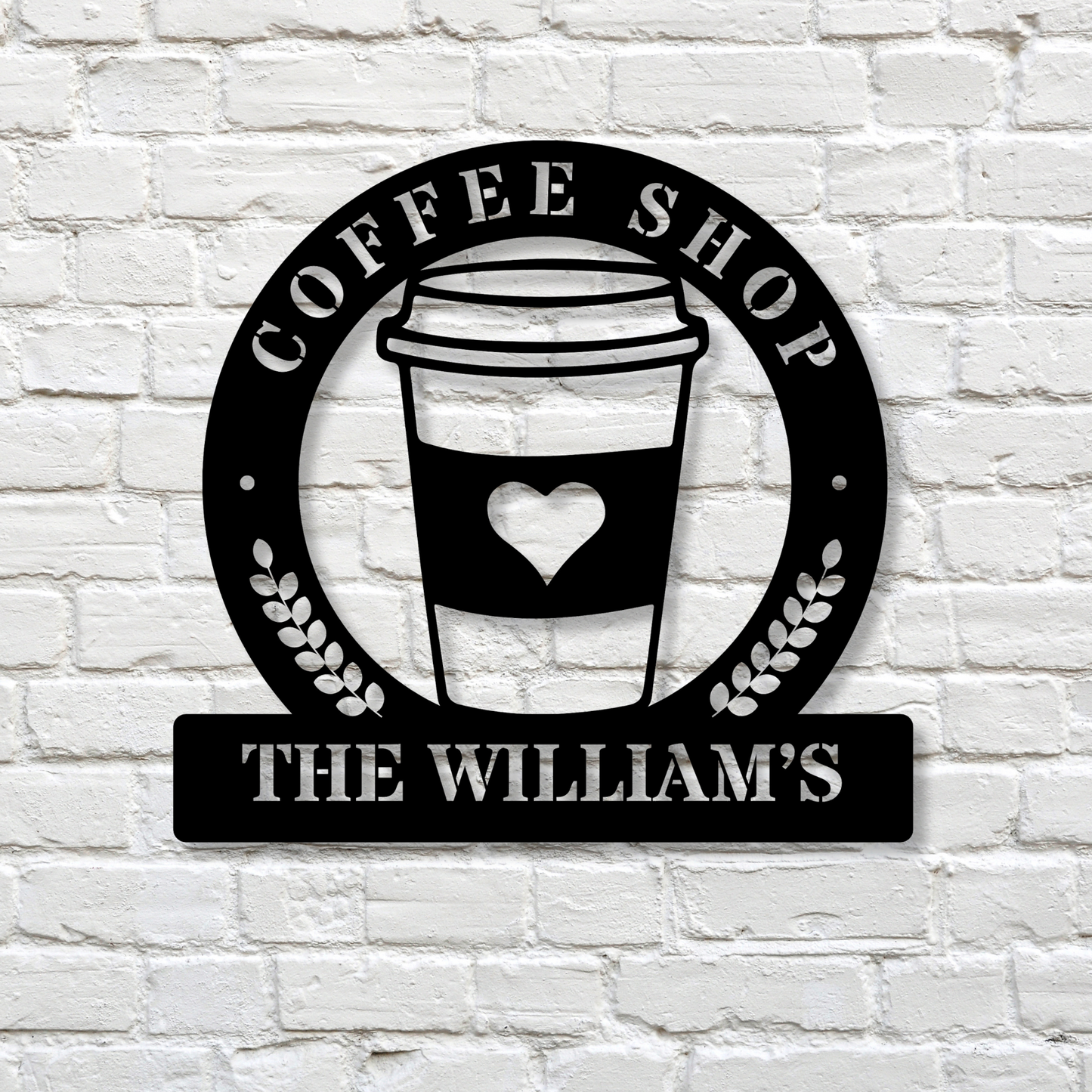 Custom Coffee Bar Metal Sign, Coffee Metal Sign, Kitchen Wall Art, Coffee Lover Gift, Coffee Bar Decor, Housewarming Gift