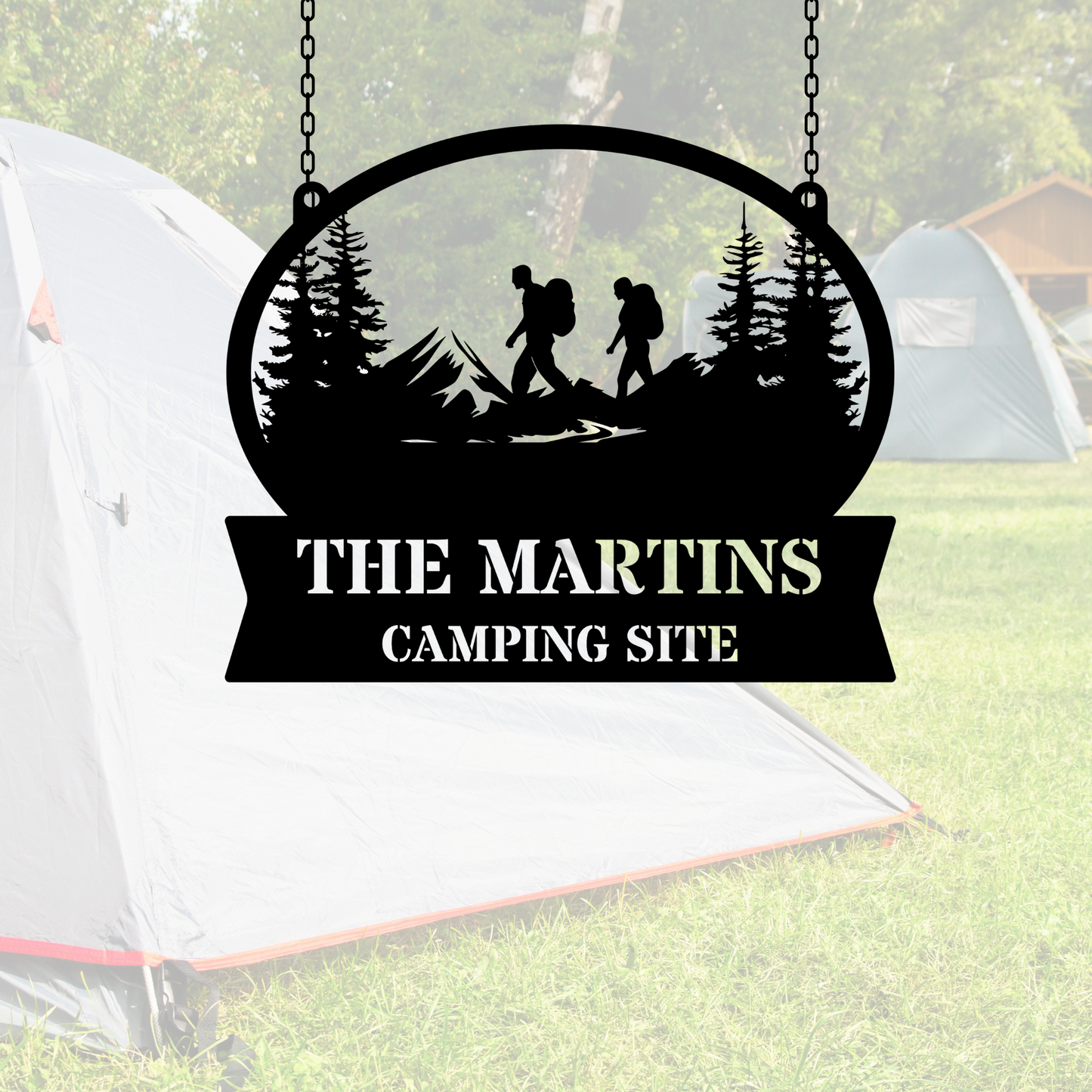 Custom CAMPING METAL SIGN, Camping Metal Art, Outdoor Decor, Personalized Camp, Rustic Metal Sign, Nature Lover Gift, Camper Decoration