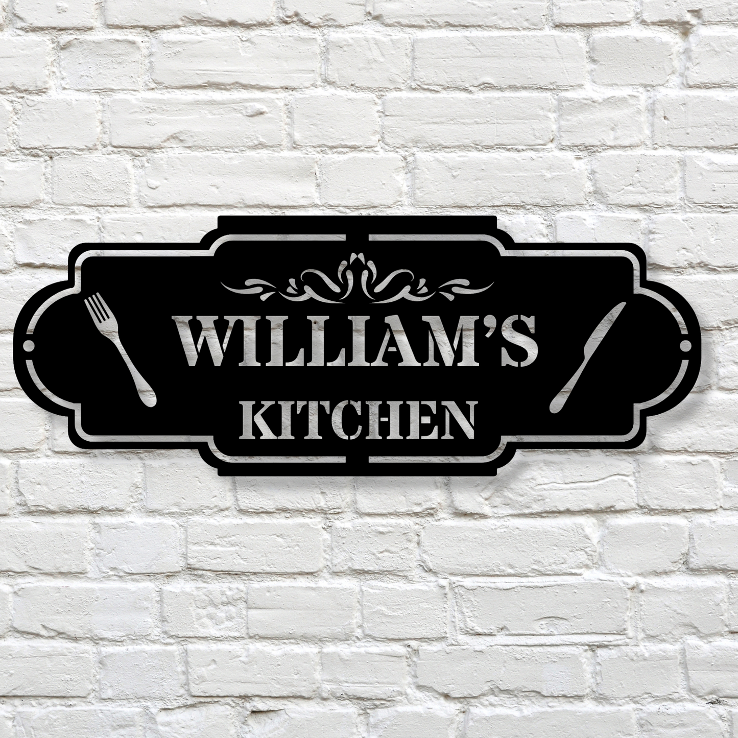 Personalized Metal Signs, Custom Kitchen Wall Decor, Customizable Kitchen Sign, Housewarming gift