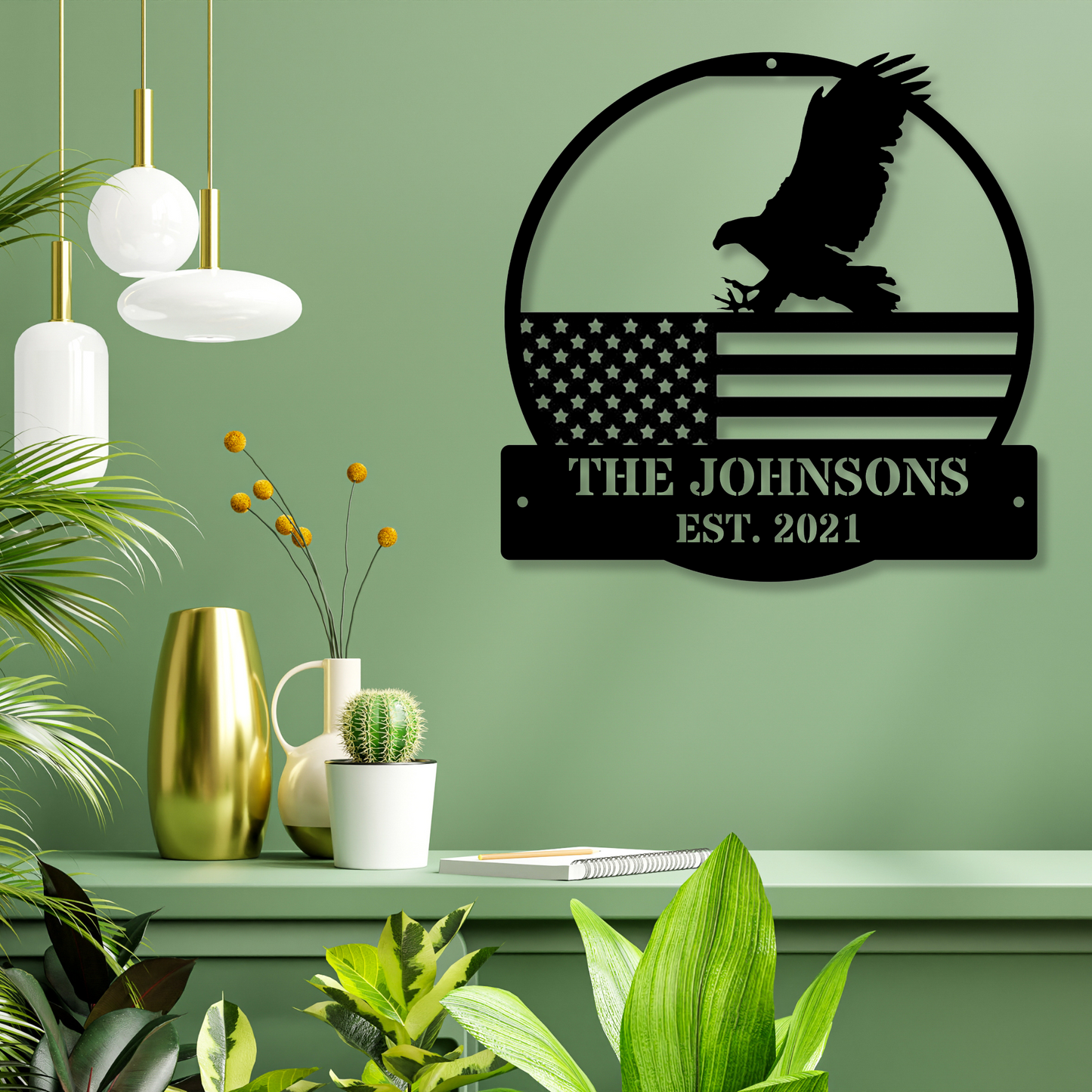 Custom Eagle Metal Wall Decor, Metal Bird Wall Art, Rustic Eagle Decor, Unique Custom Wall Art, Home Decor for Bird Lovers