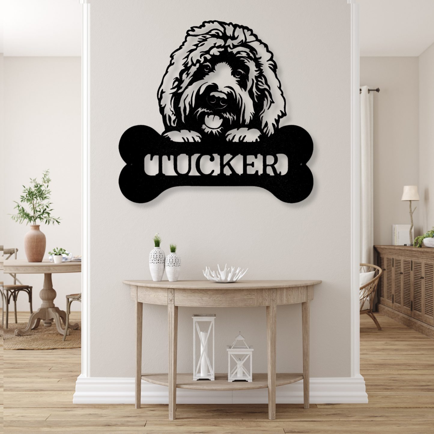 Pick Your Pup Monogram - Steel Sign