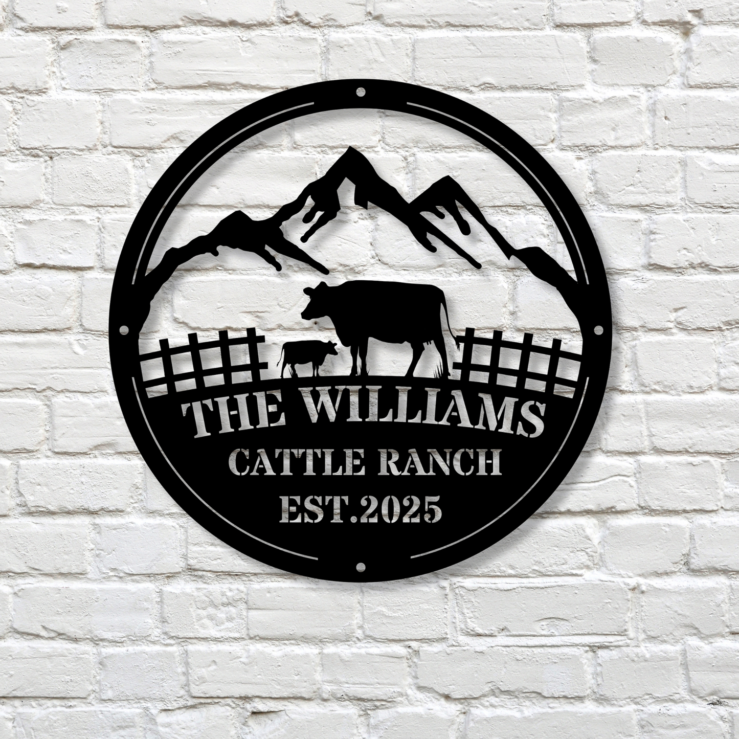 Personalized Metal Farm Sign, Metal Gates Sign, Farm Gate Sign, Farm Sign Outdoor, Custom Barn Signs, Farm Entrance Sign