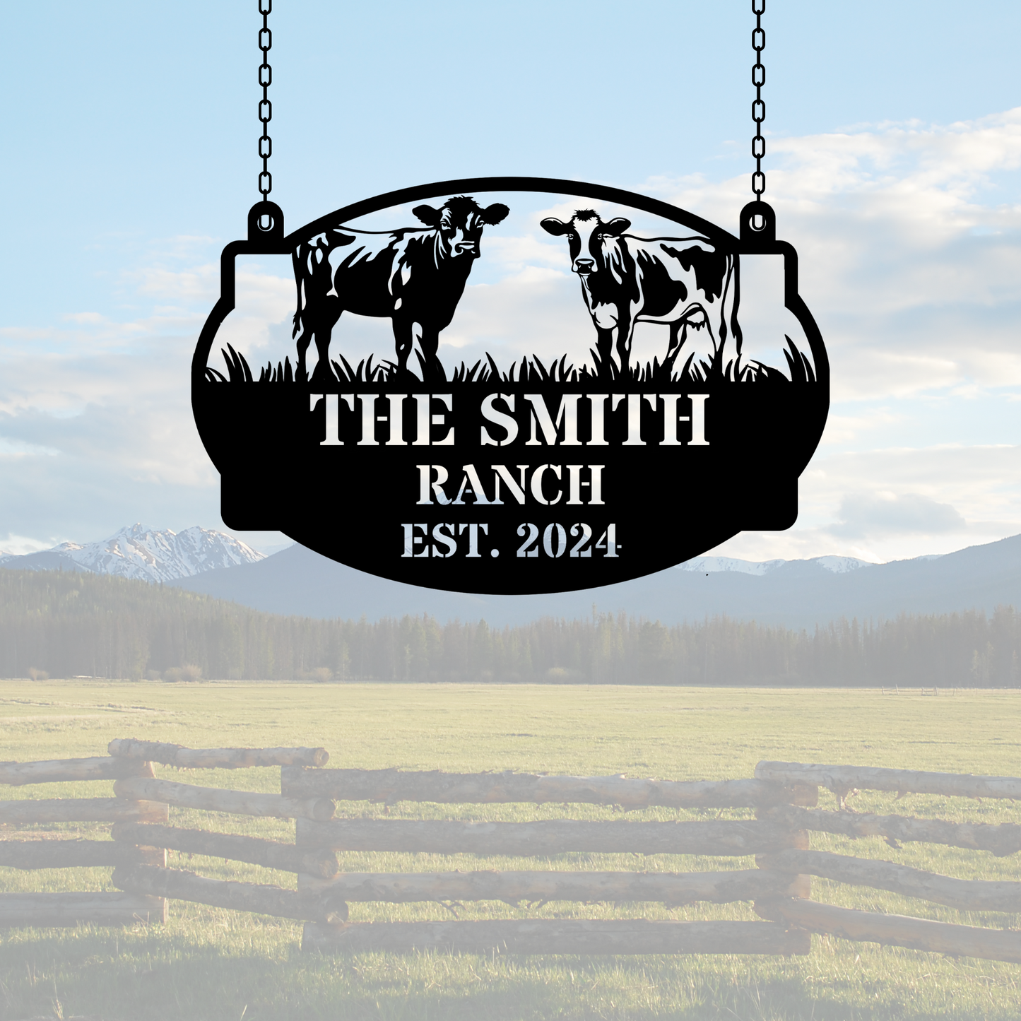 Personalized Metal Farm Sign, Metal Gates Sign, Farm Gate Sign, Farm Entrance Sign, Farm Sign Outdoor, Custom Barn Signs