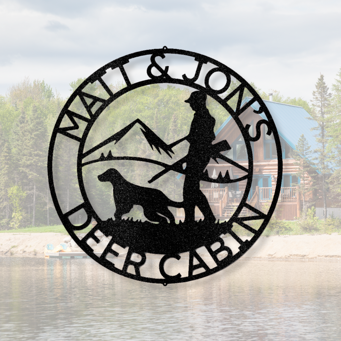 Birddog Monogram - Steel Sign