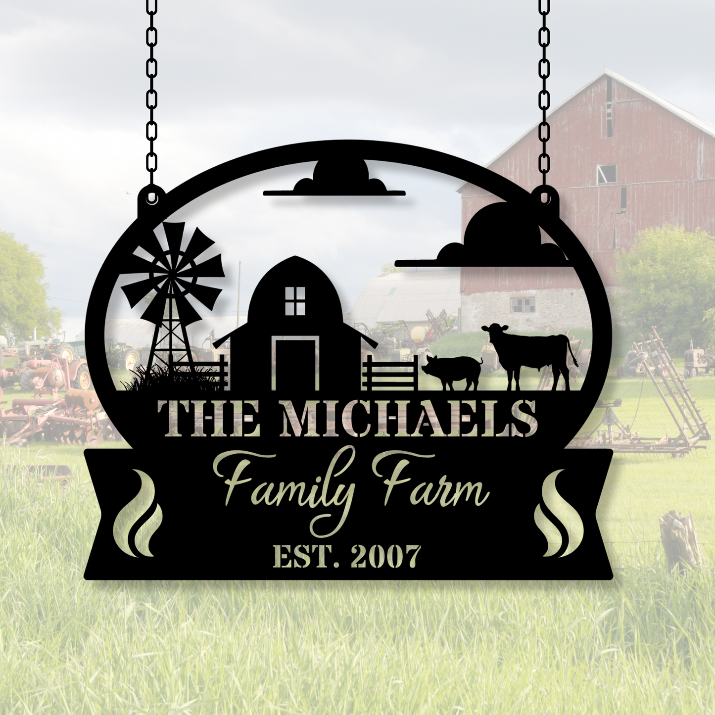 Custom Farm metal signs, Personalized metal farm signs, metal barn sign, custom metal farm signs outdoor
