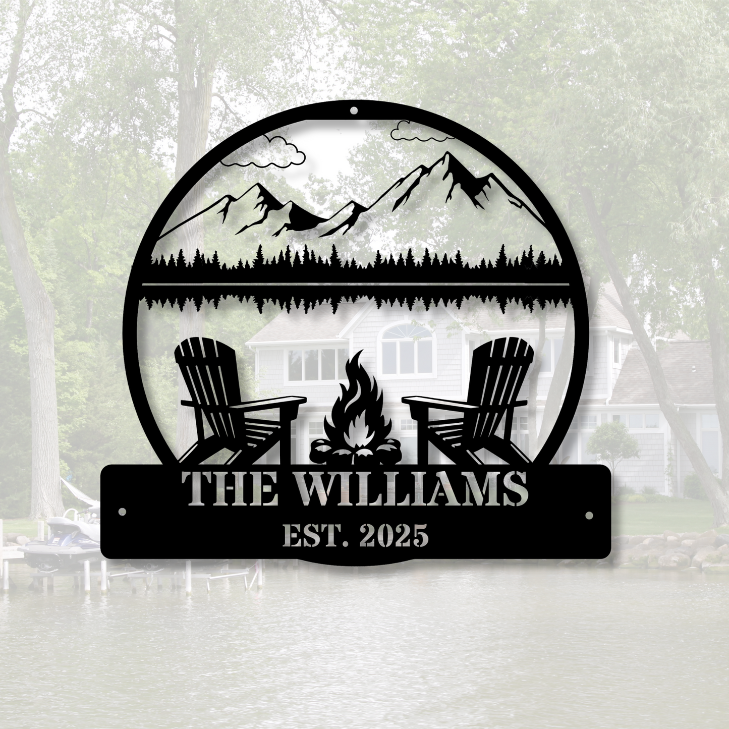 Customized Family Metal Sign,Custom Name Metal Sign, Family Name Sign