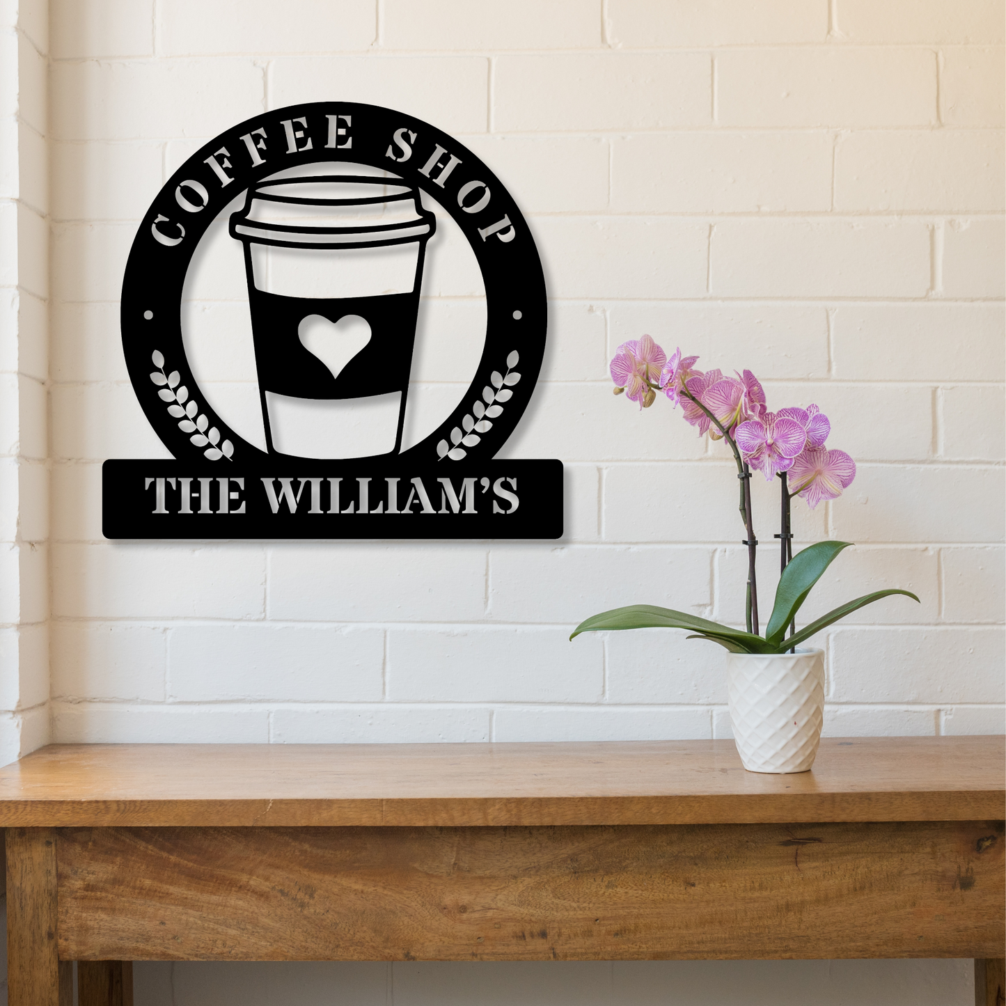 Custom Coffee Bar Metal Sign, Coffee Metal Sign, Kitchen Wall Art, Coffee Lover Gift, Coffee Bar Decor, Housewarming Gift