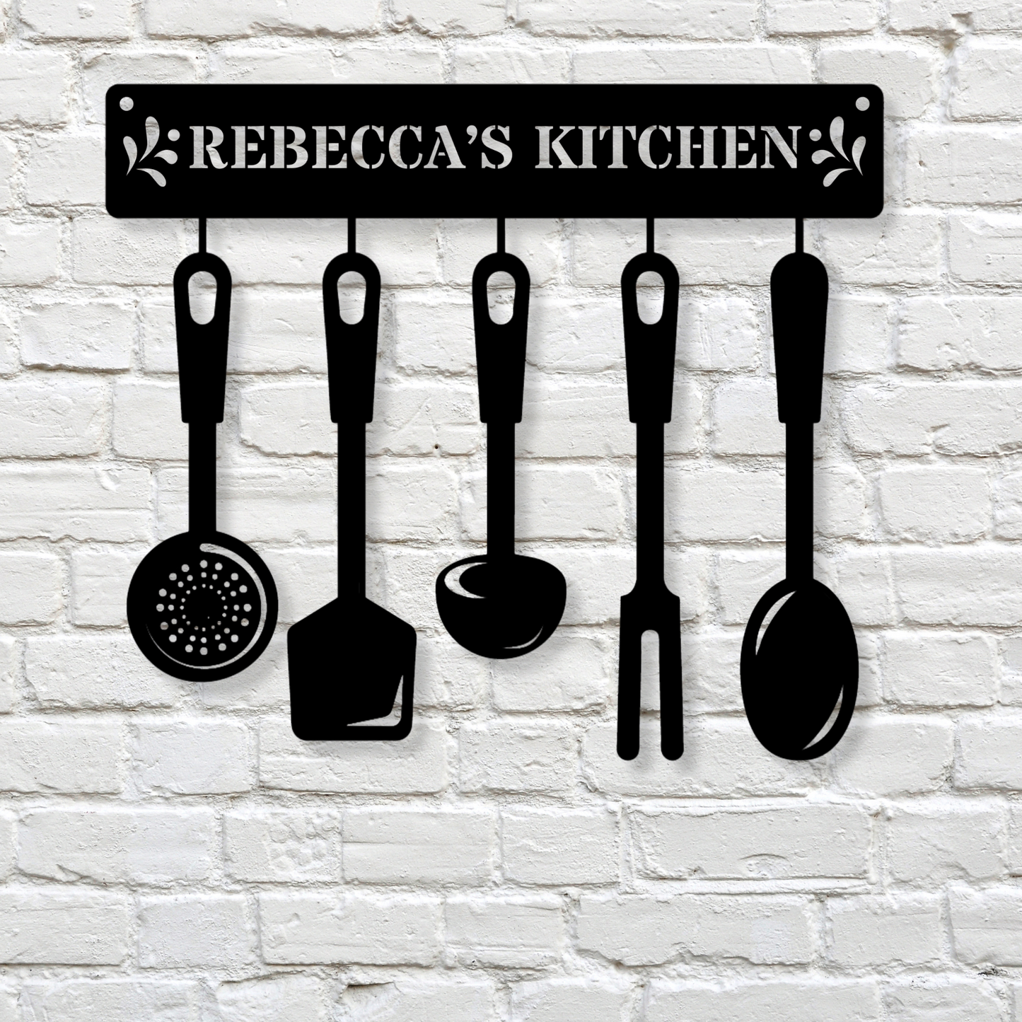 Personalized Metal Kitchen Signs, Custom Kitchen Metal Wall Art, Custom Kitchen Wall Decor, Customizable Kitchen Sign, Housewarming gift