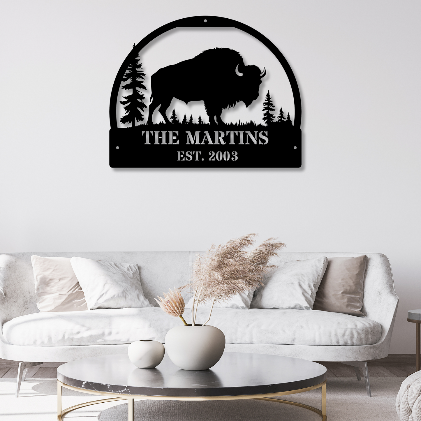 Custom Bison Metal Wall Decor, Metal Wall Art, Bison Art Piece, Rustic Animal Wall Sculpture, Nature Western Decor for Home