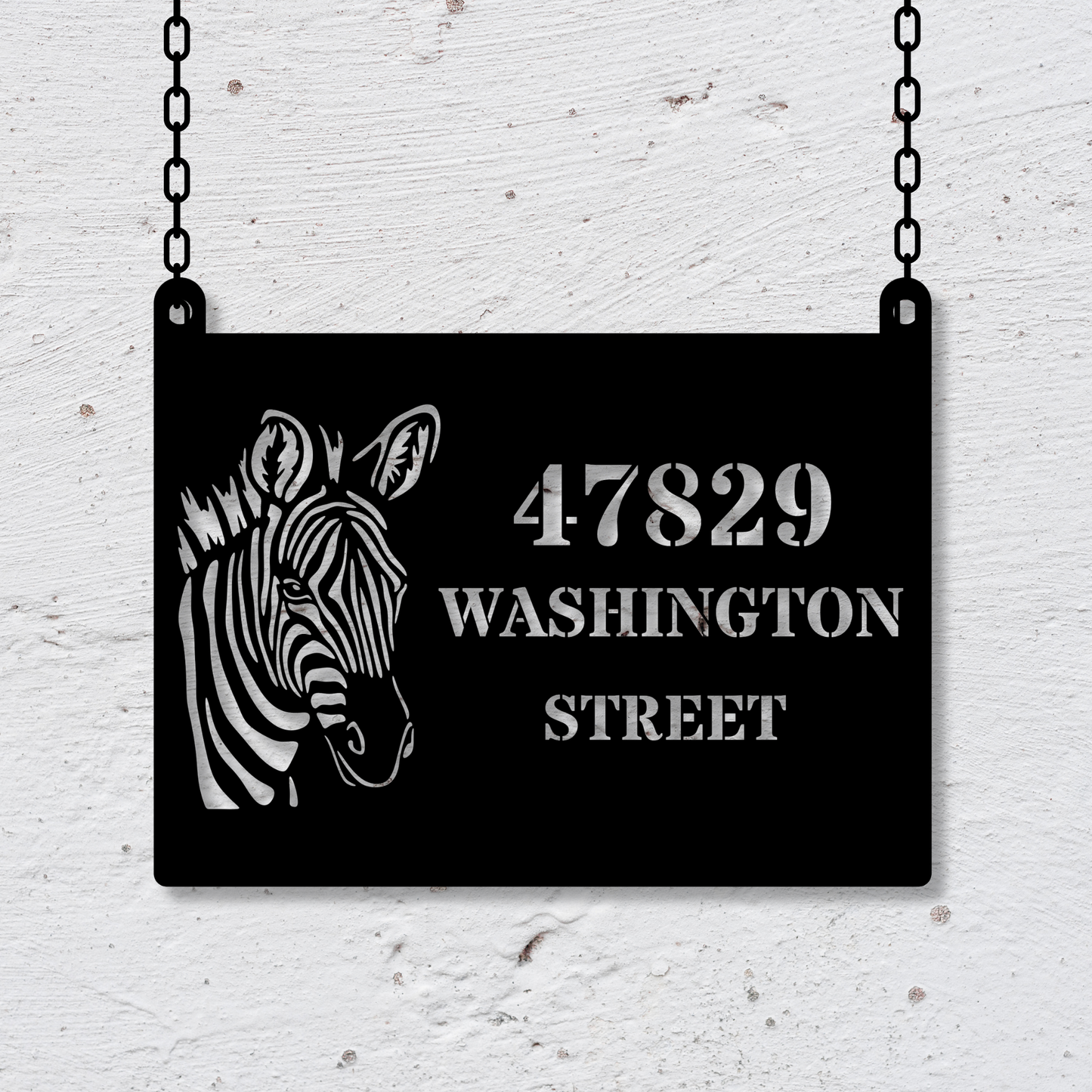 Custom Address Wall Metal Sign, Personalized Address Metal Sign, Metal Wall Art, Housewarming Gift, Custom Metal Decor, Address Plaquen