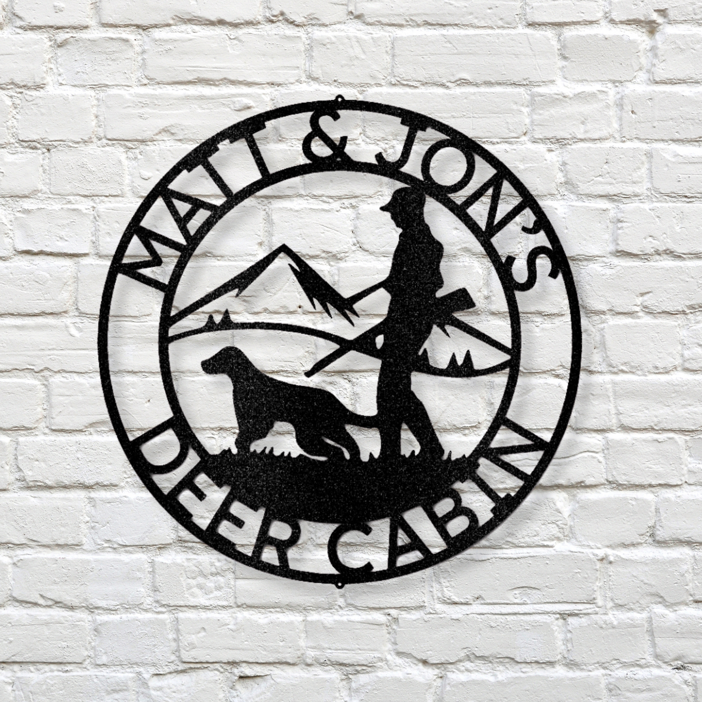 Birddog Monogram - Steel Sign