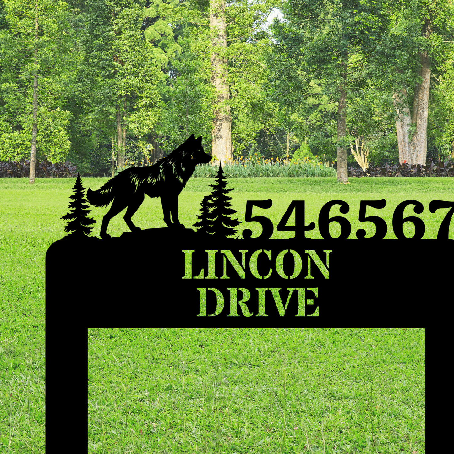Customized Address Metal Sign, Lawn Metal Address Sign, Custom House Number Sign, Metal Address Plaque, Custom Your Metal Address Sign, Yard Sign