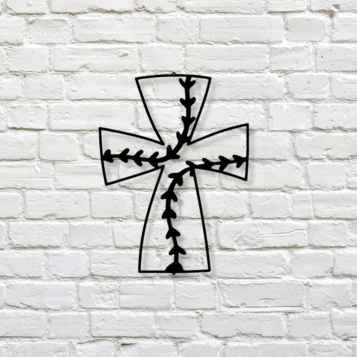 Faith Baseball Metal Art, Cross Baseball Metal Wall Art, Housewarming Decor, Baseball Lover Gift, Baseball Themed Decor, Baseball Art