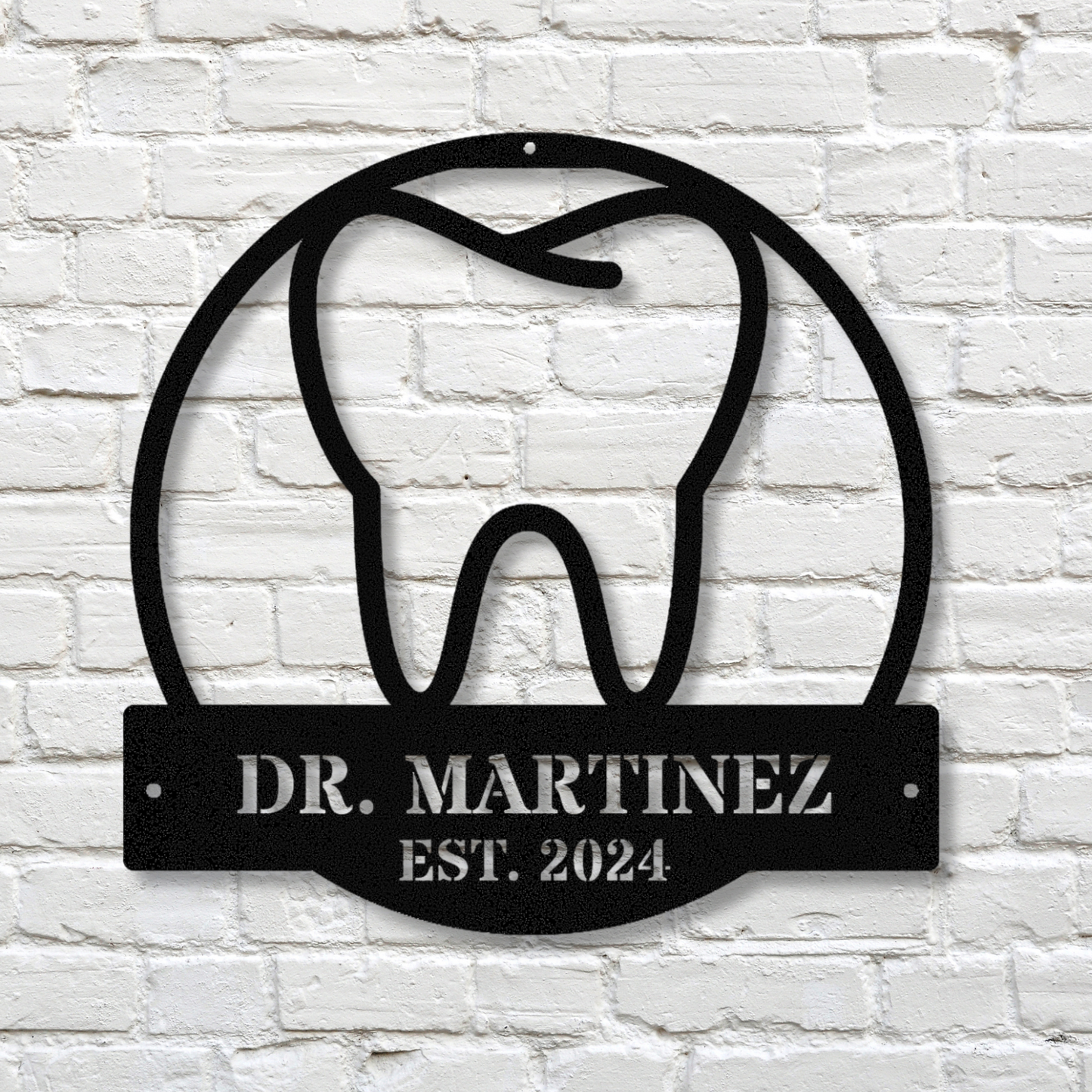 Dental Metal Sign, Dentist Established Sign, Dentist Office Decor, Dentist Office  Wall Decor, Dental Office Sign, Orthodontist Boss Gift