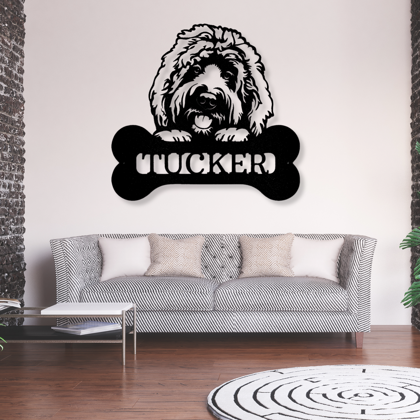 Pick Your Pup Monogram - Steel Sign