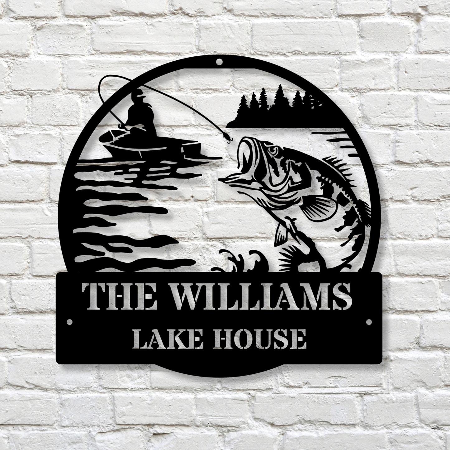 Custom Lake House Metal Sign , Lake Gift, Family Lake House Metal Sign,Lakehouse Decor,Housewarming Gift