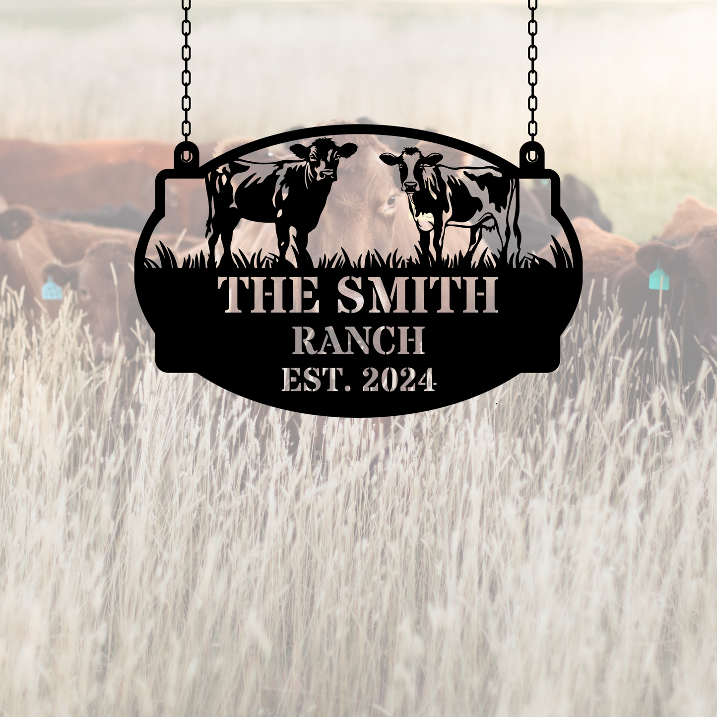 Personalized Metal Farm Sign, Metal Gates Sign, Farm Gate Sign, Farm Entrance Sign, Farm Sign Outdoor, Custom Barn Signs