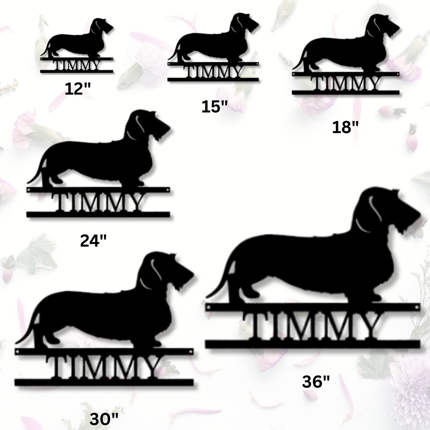 Custom Dachshund Memorial Stake Sign, Personalized Pet Grave Markers Sign, Metal Sign With Stake, Pet Loss Gift, Custom Remembrance Stake.
