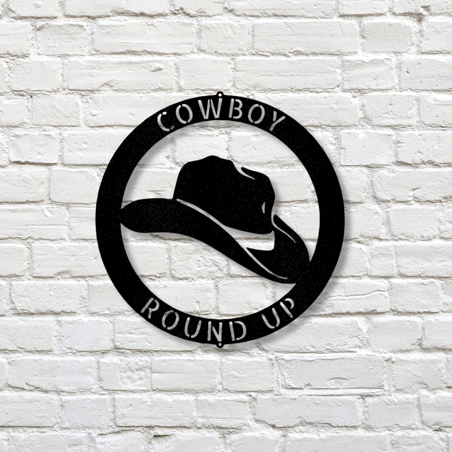 Cowboy Hat Metal Sign, Western Themed Metal Art, Farm Ranch Sign, Last Name Metal Sign, Home Address Sign, Cowboy Cabin Sign, Husband Gifts