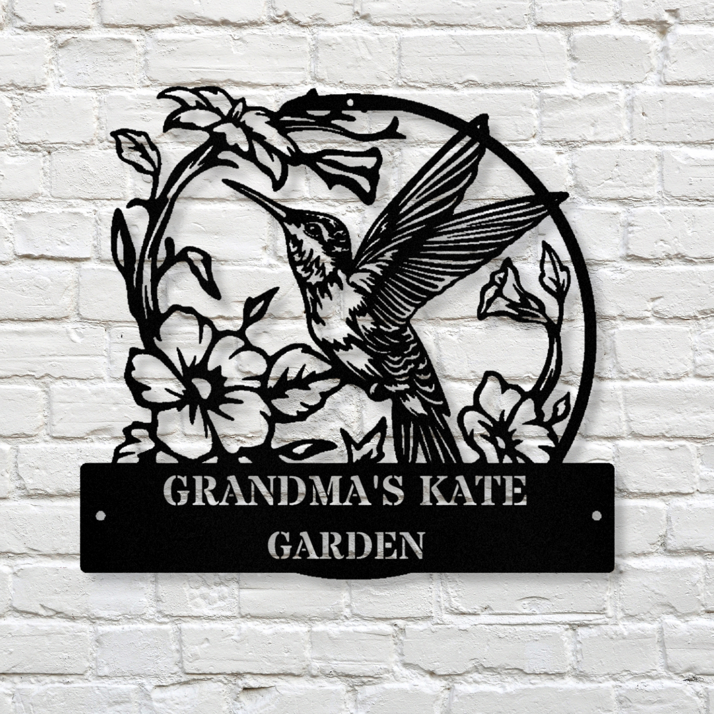 Garden Wall Art,Personalized Garden Sign Name,Garden Metal Sign,Custom Garden Wall Decor,Garden Gate Sign,Grandma's Garden Sign