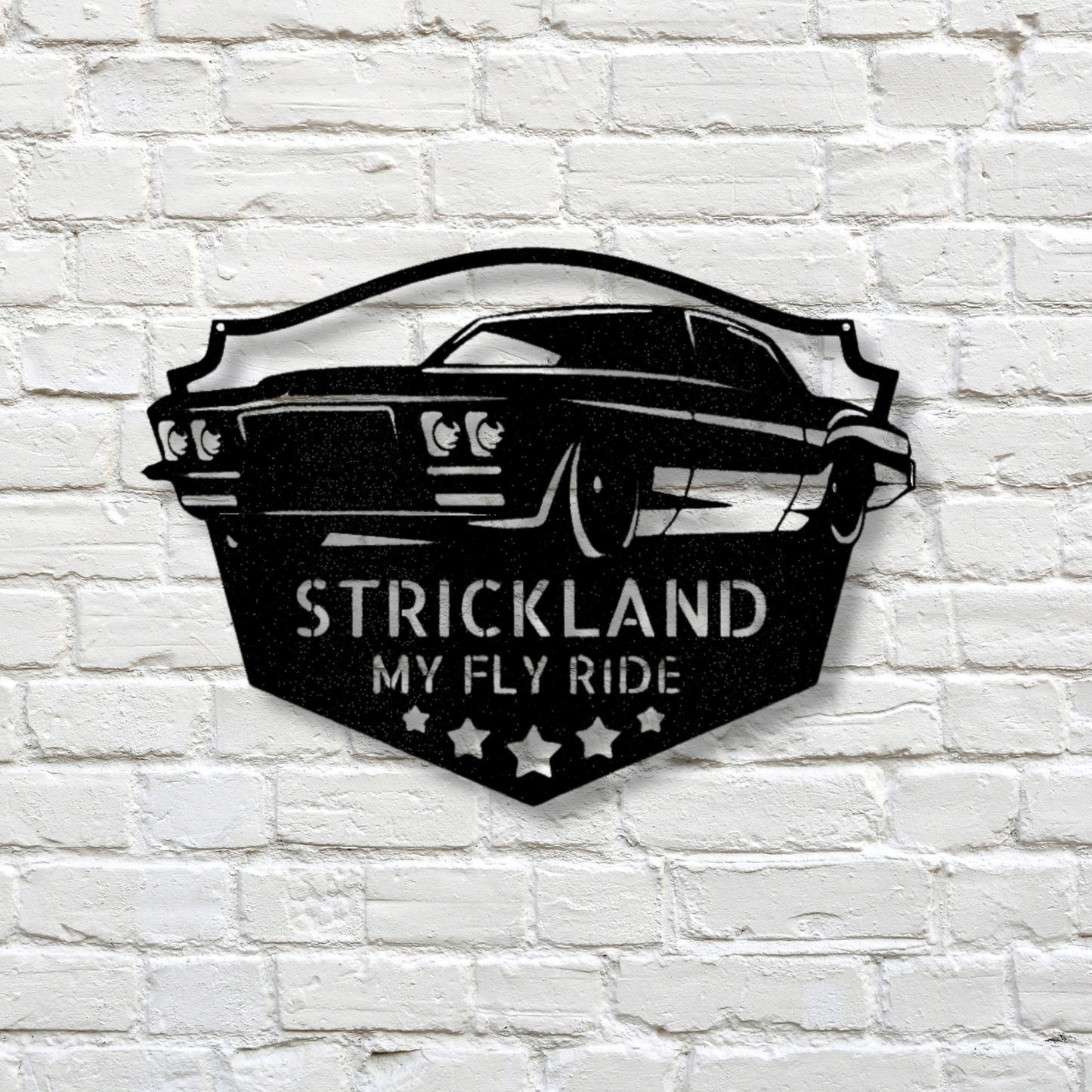 Custom Classic Muscle Car Metal Sign, Personalized Name Muscle Car  Wall Art, Garage Wall Decor, Birthday Gift For A Muscle Car Lover.