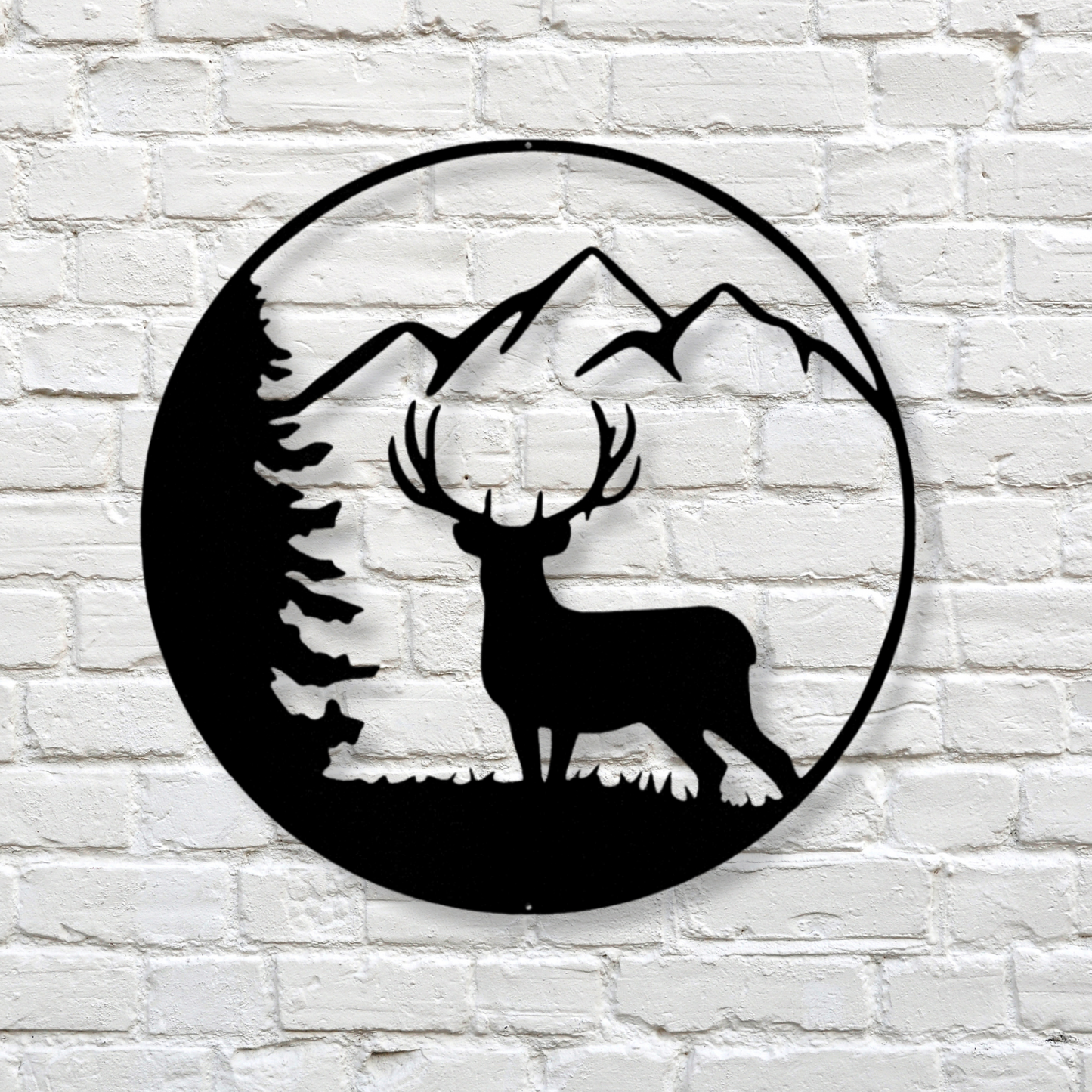 Graceful Deer Metal Sign, Graceful Deer Metal Wall Art, Living Room Wall Art Decor, Bedroom wall Hanging, Indoor Outdoor Wall Decor, Birthday Gift For Him